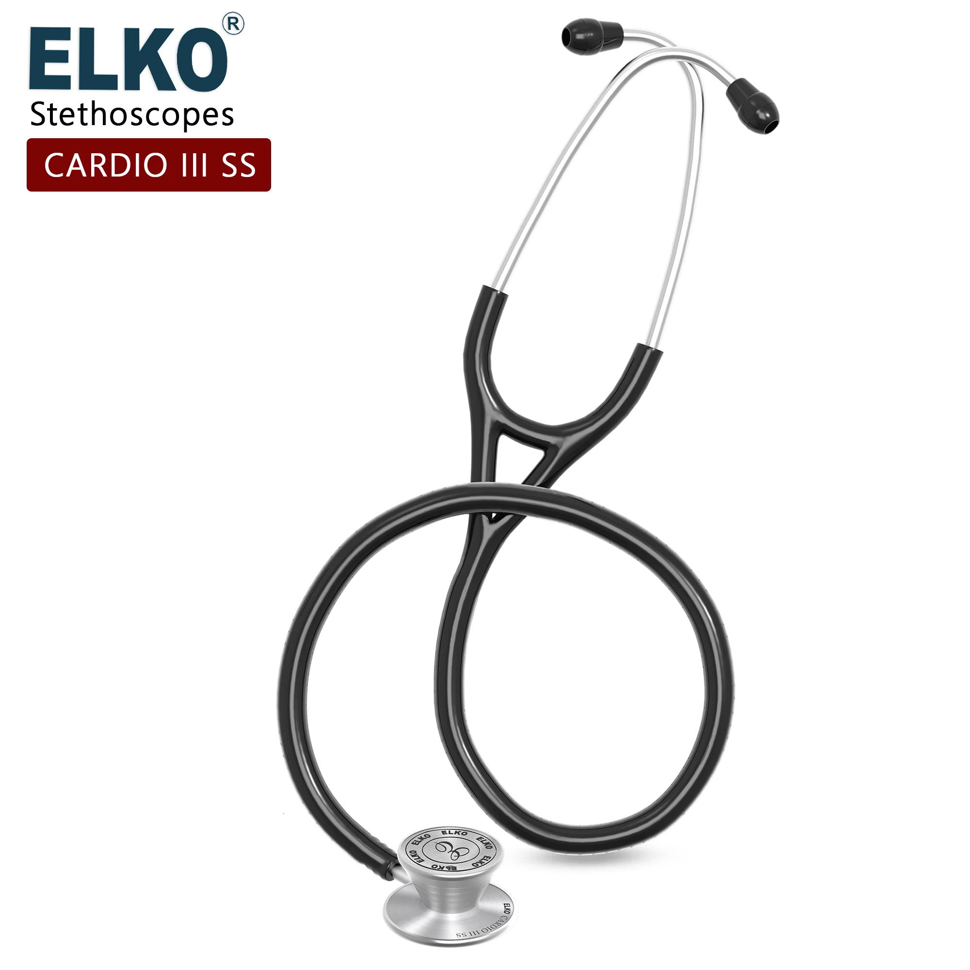 ELKO CARDIO III SS Stainless Steel Stethoscope - Image 12