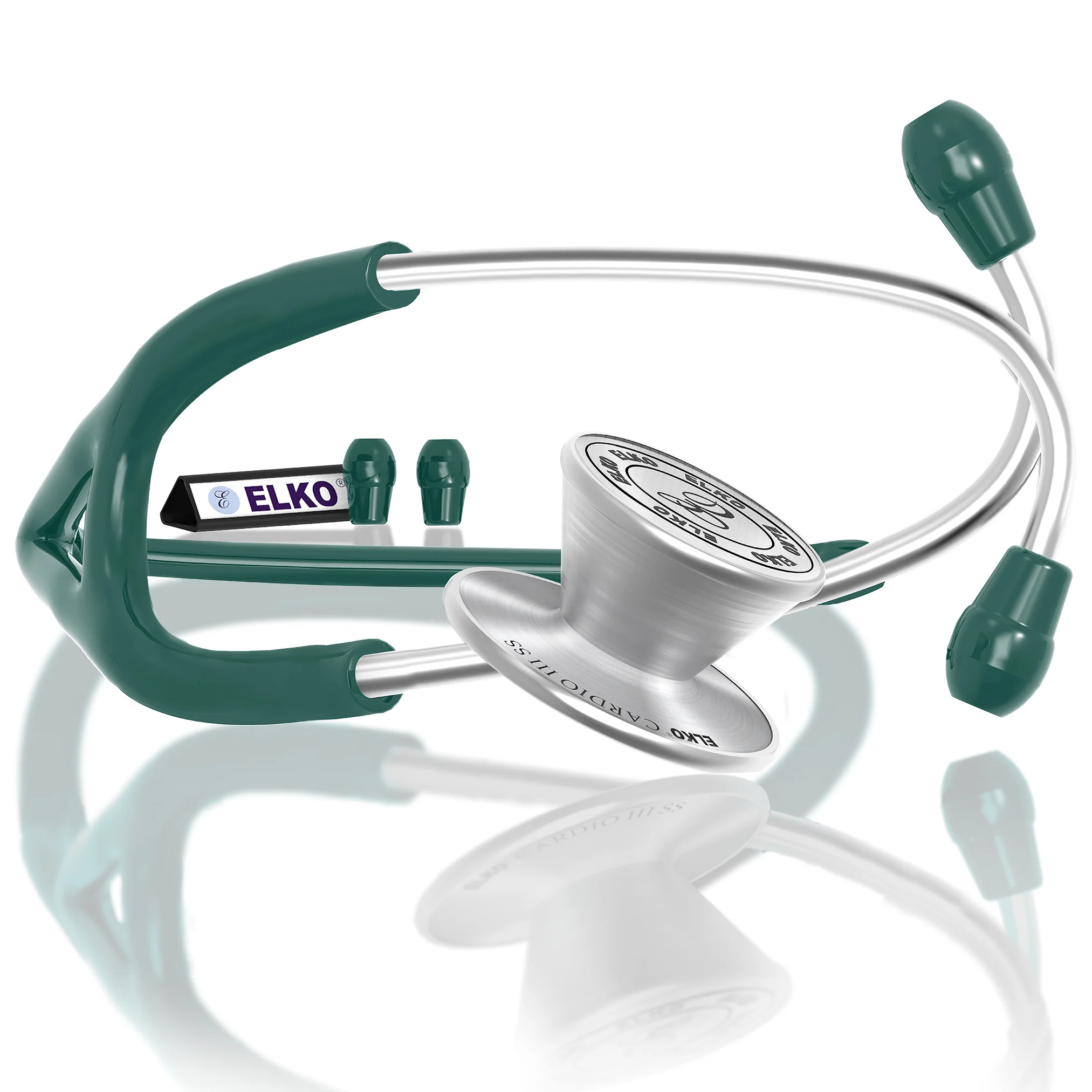 ELKO CARDIO III SS Stainless Steel Stethoscope - Image 3