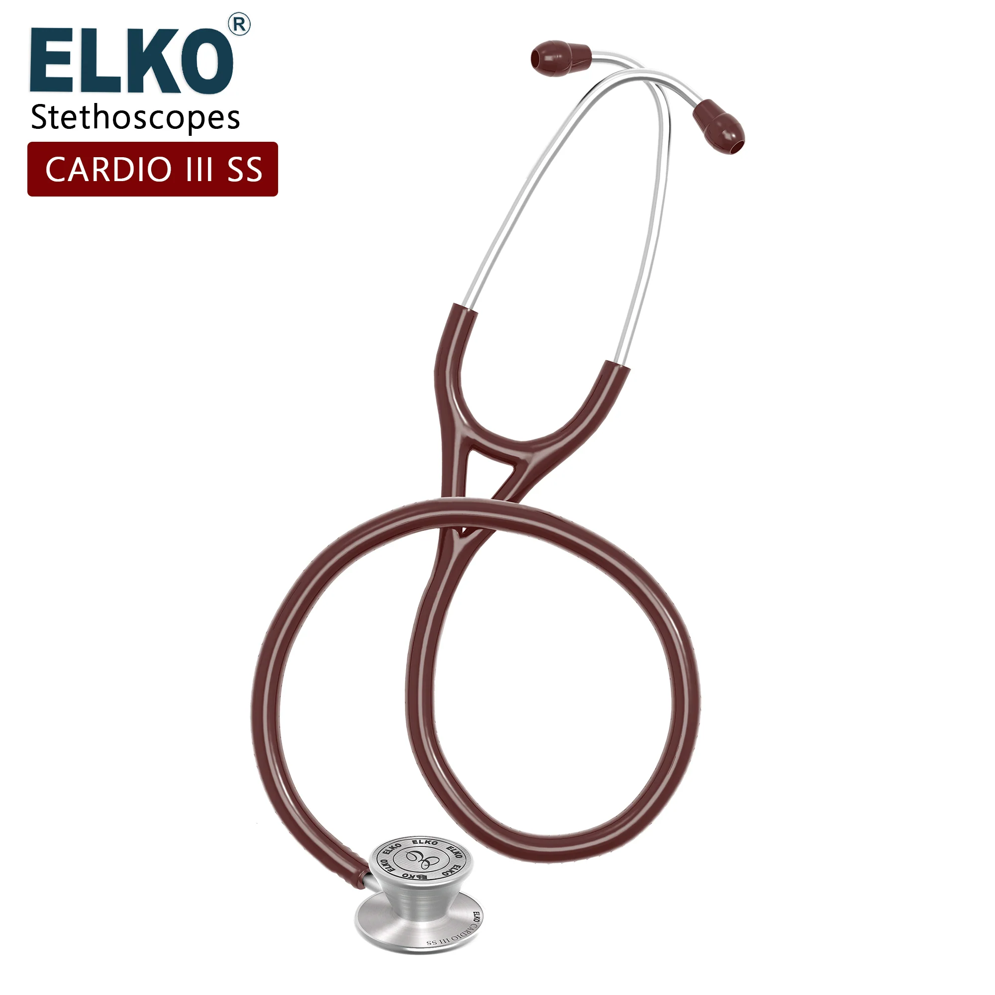 ELKO CARDIO III SS Stainless Steel Stethoscope - Image 43
