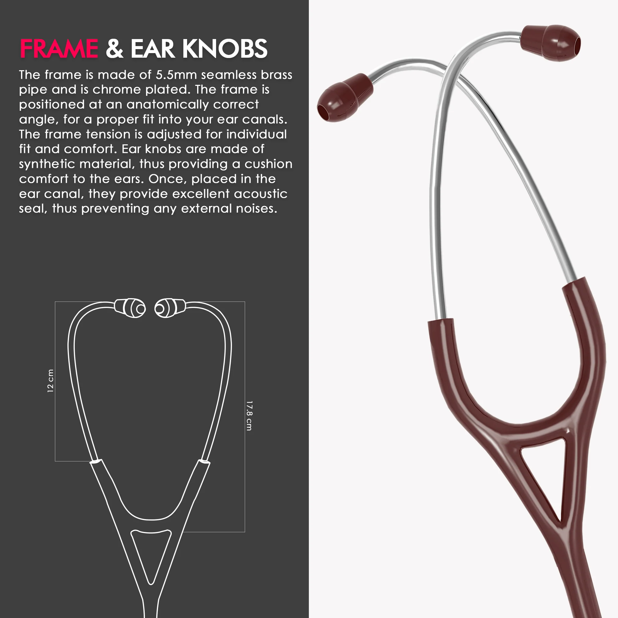 ELKO CARDIO III SS Stainless Steel Stethoscope - Image 44