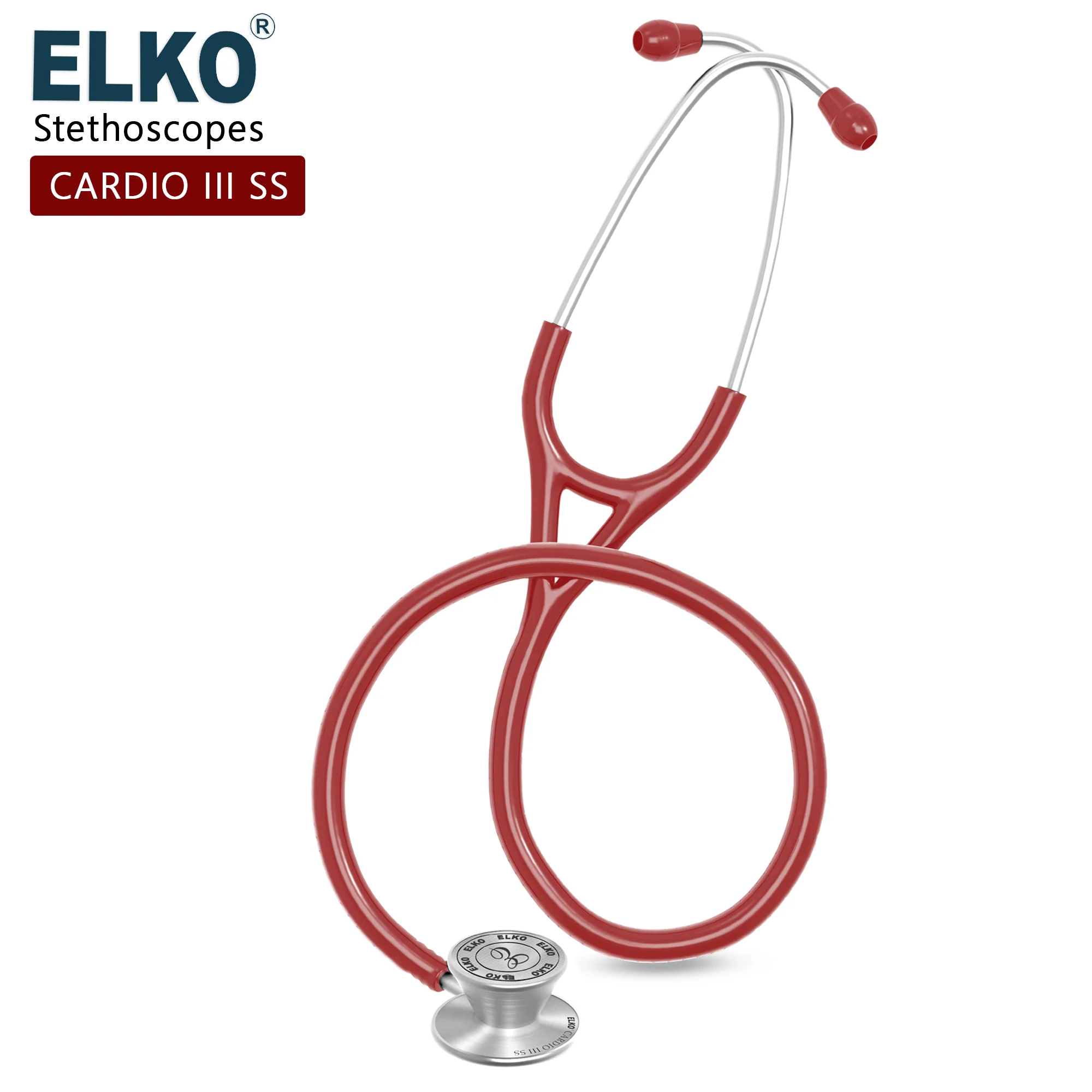 ELKO CARDIO III SS Stainless Steel Stethoscope - Image 49