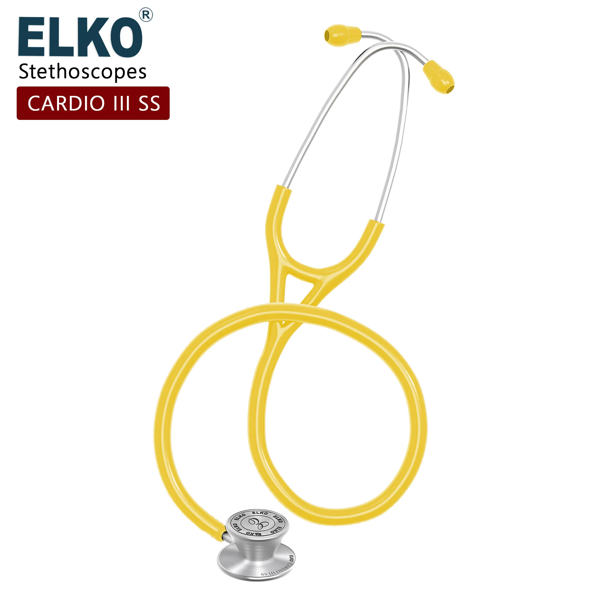 ELKO CARDIO III SS Stainless Steel Stethoscope - Image 57