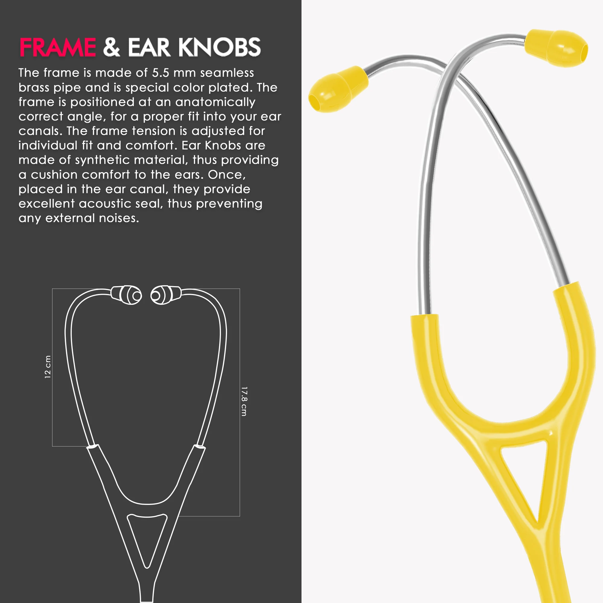ELKO CROSS III SS Stainless Steel Stethoscope - Natural Steel - Image 54