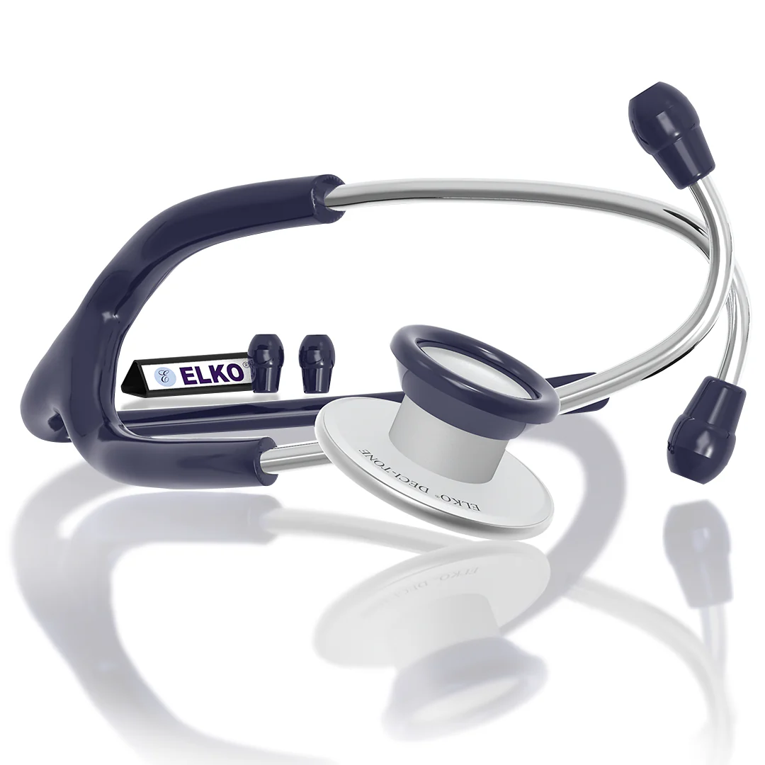 ELKO DECI-TONE Aluminium Head Stethoscope - Image 15