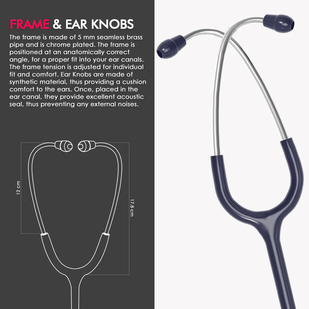ELKO DECI-TONE Aluminium Head Stethoscope - Image 17