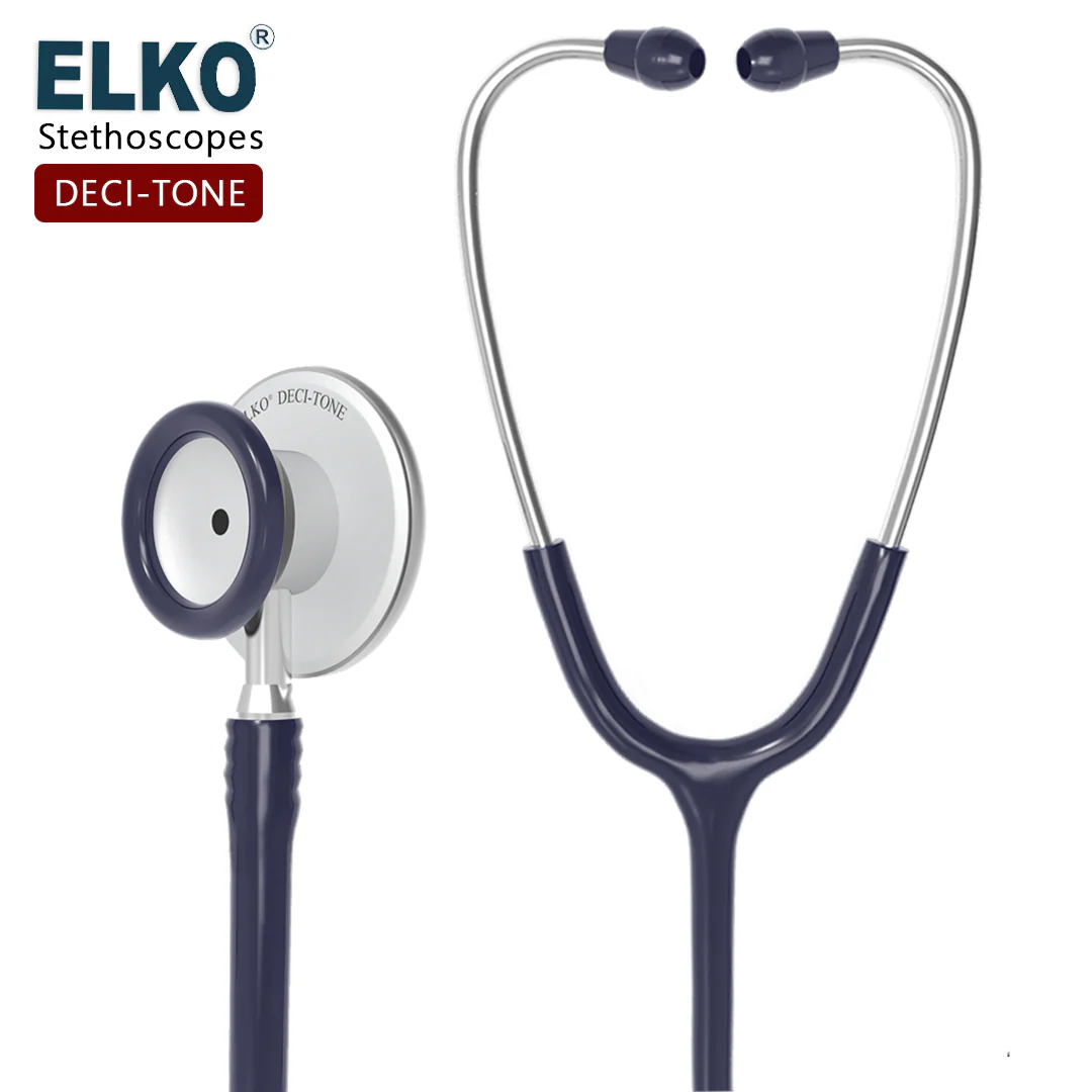 ELKO DECI-TONE Aluminium Head Stethoscope - Image 20