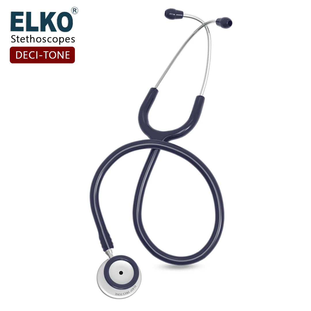 ELKO DECI-TONE Aluminium Head Stethoscope - Image 21
