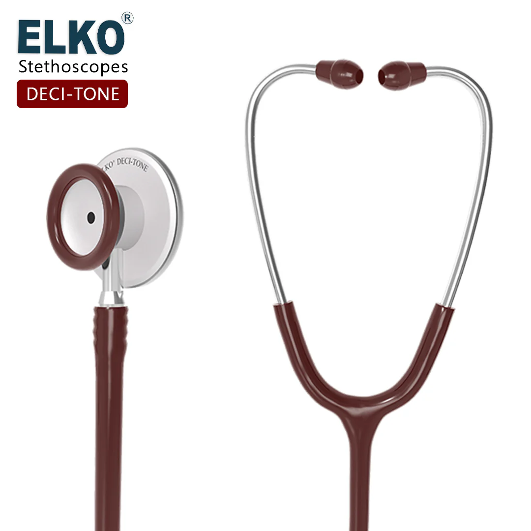ELKO DECI-TONE Aluminium Head Stethoscope - Image 23