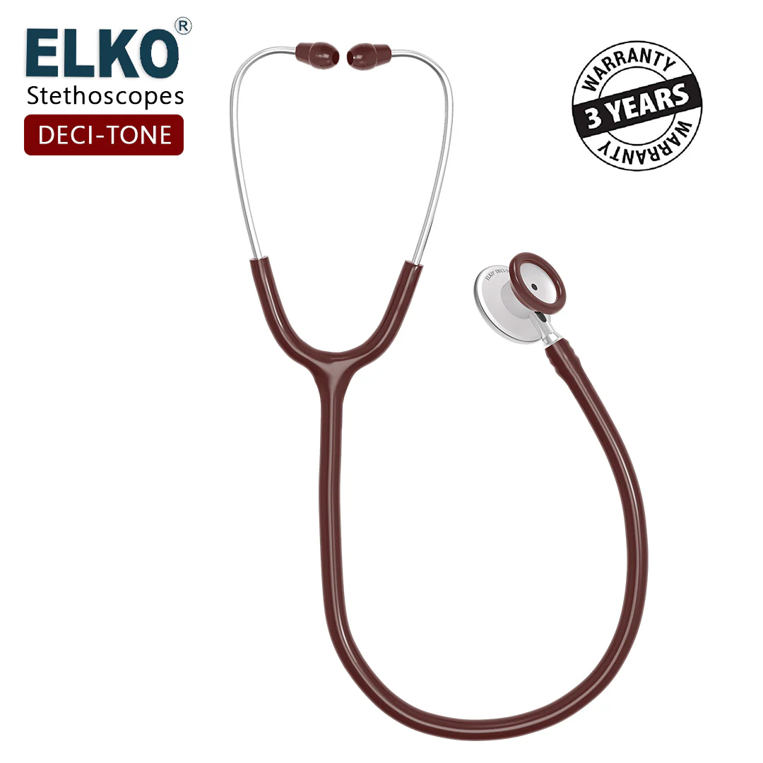 ELKO DECI-TONE Aluminium Head Stethoscope - Image 28