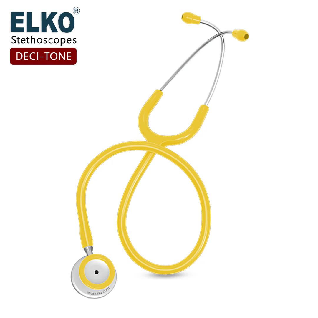 ELKO DECI-TONE Aluminium Head Stethoscope - Image 3