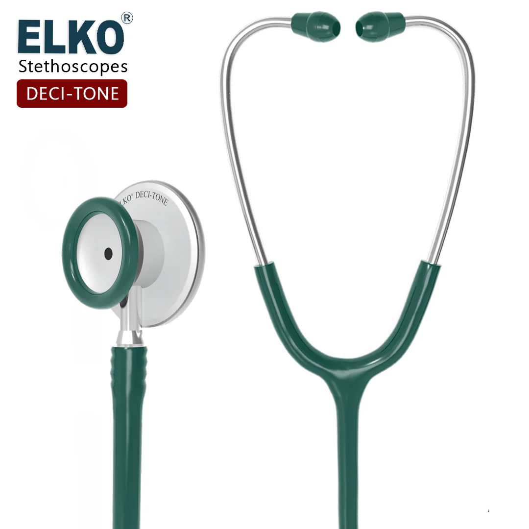 ELKO DECI-TONE Aluminium Head Stethoscope - Image 30