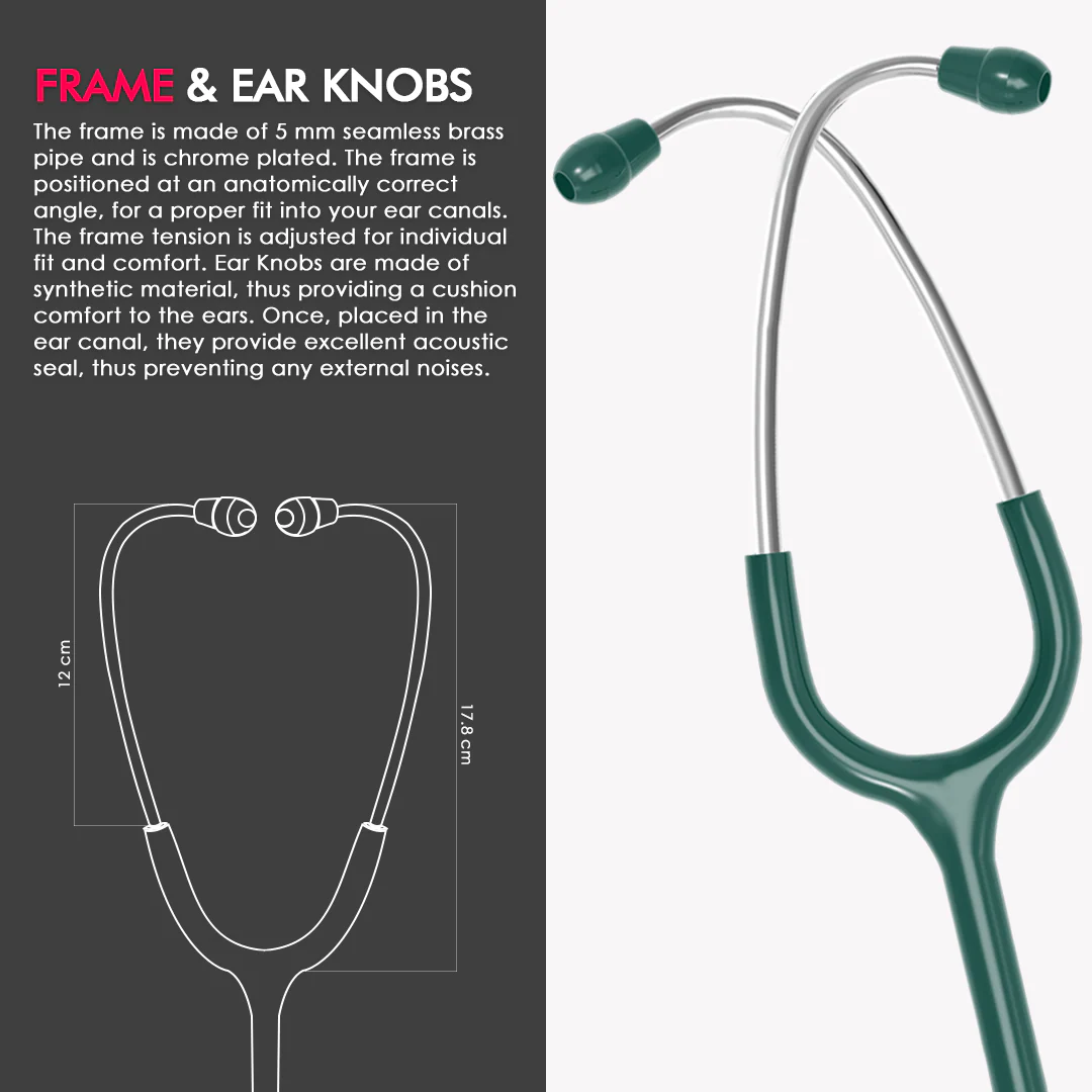 ELKO DECI-TONE Aluminium Head Stethoscope - Image 33