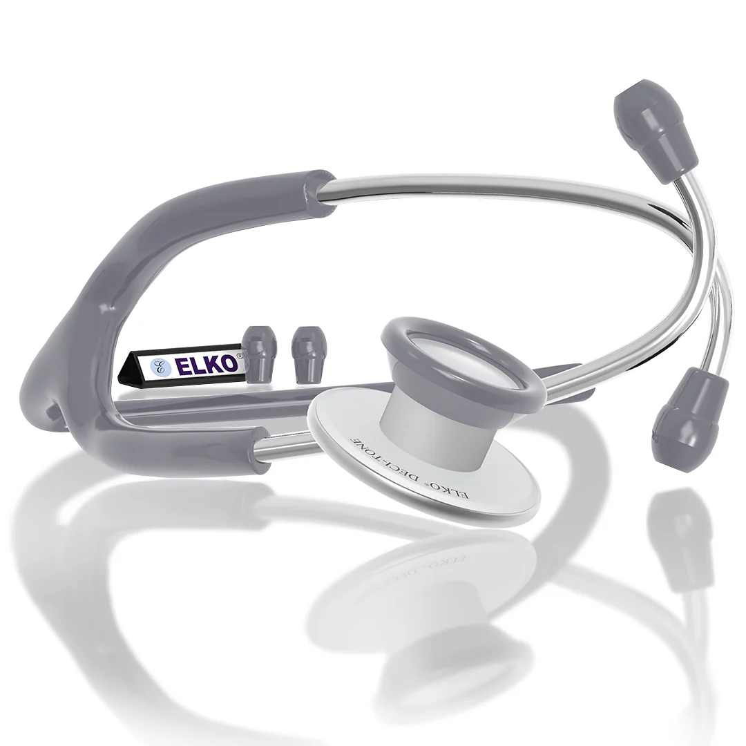 ELKO DECI-TONE Aluminium Head Stethoscope - Image 36
