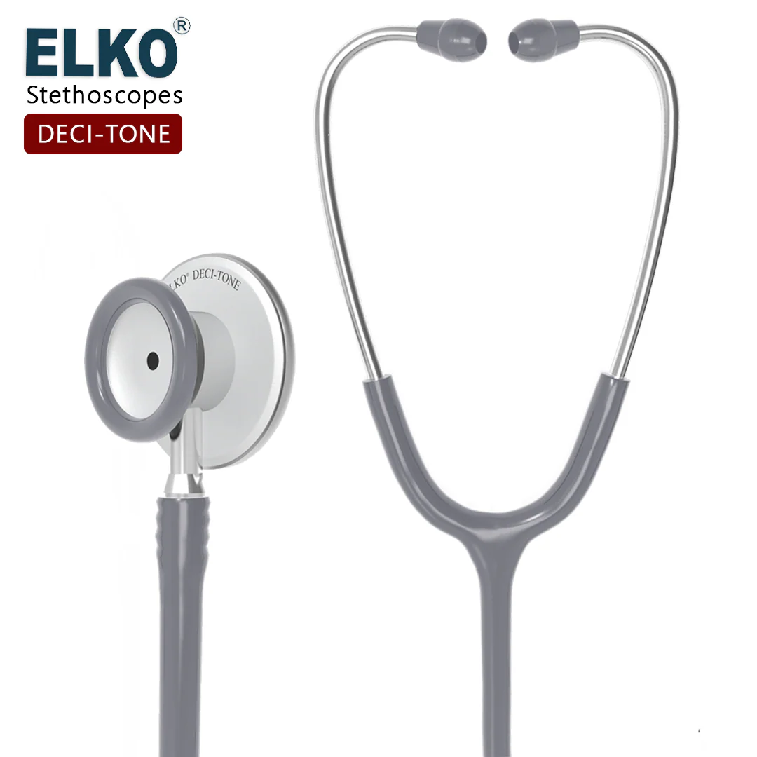 ELKO DECI-TONE Aluminium Head Stethoscope - Image 37