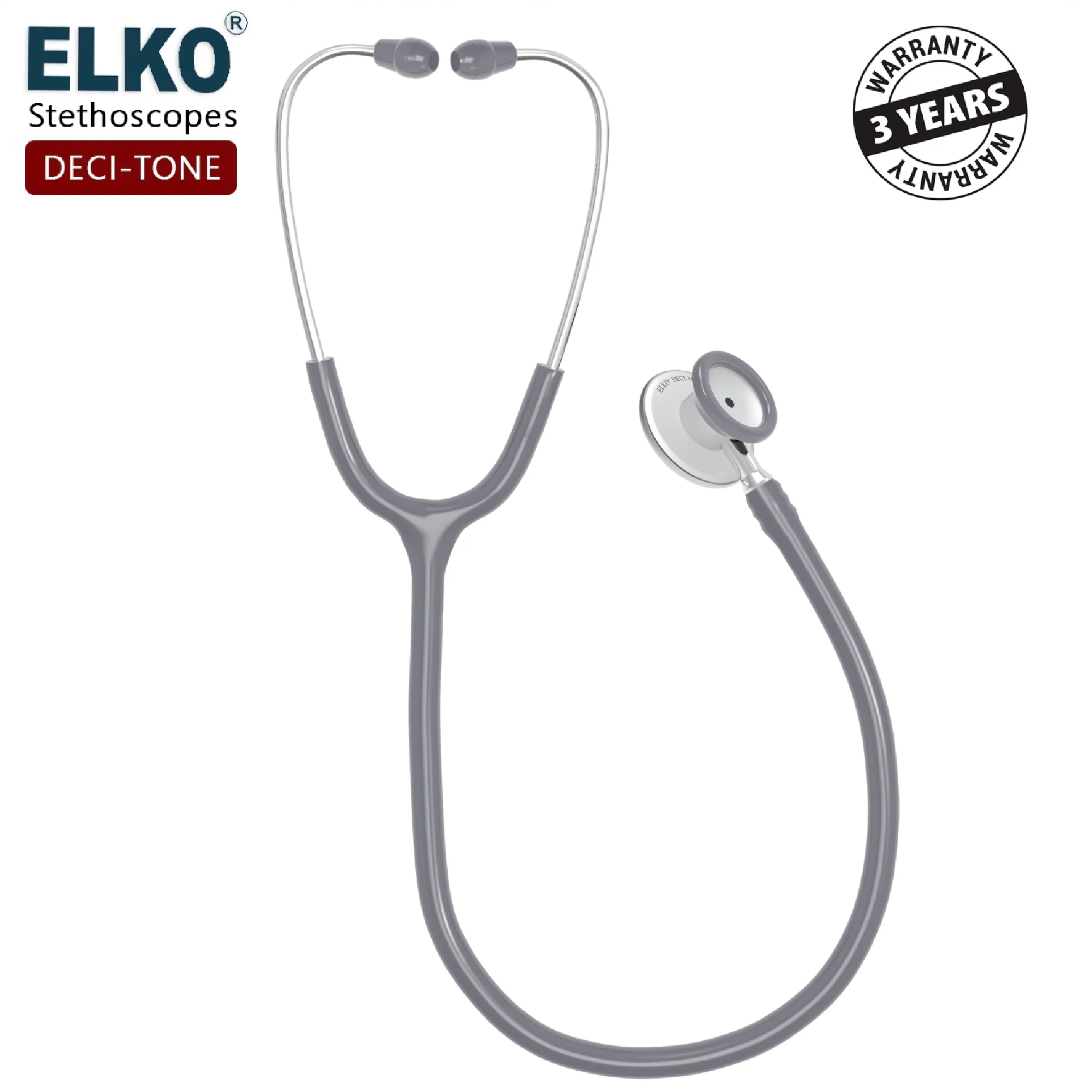 ELKO DECI-TONE Aluminium Head Stethoscope - Image 39