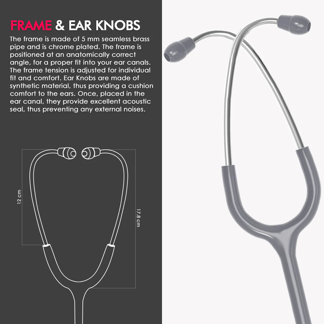 ELKO DECI-TONE Aluminium Head Stethoscope - Image 40