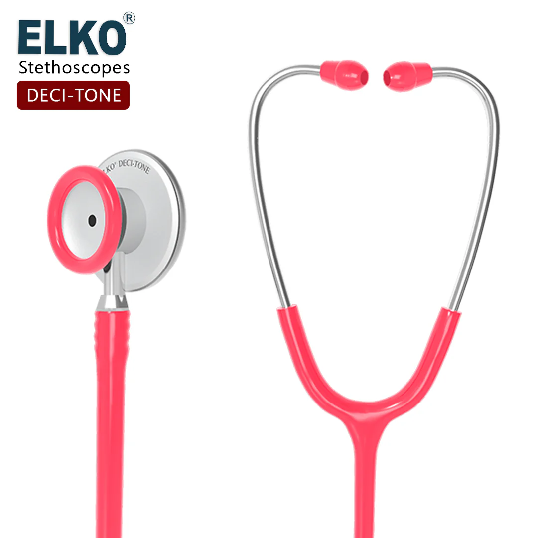 ELKO DECI-TONE Aluminium Head Stethoscope - Image 44