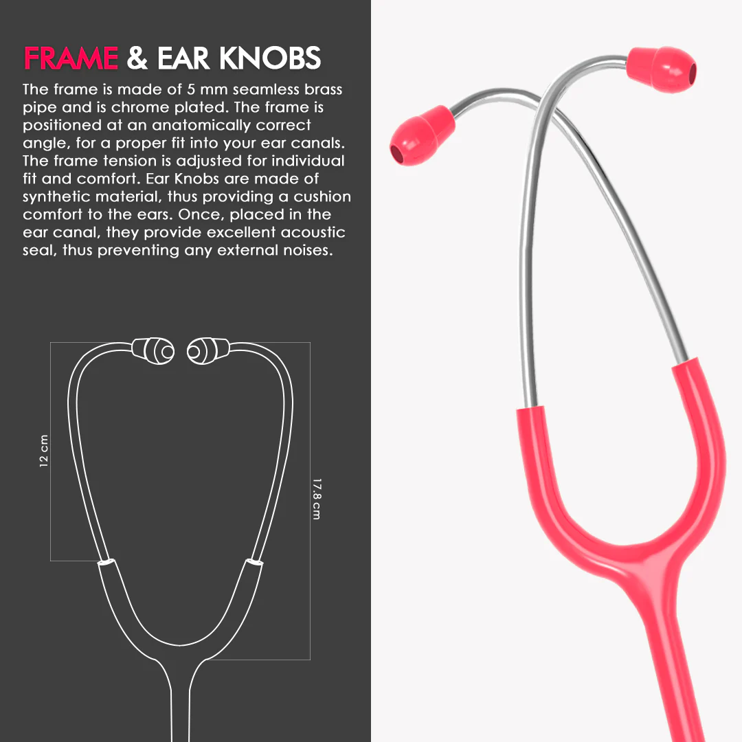 ELKO DECI-TONE Aluminium Head Stethoscope - Image 46