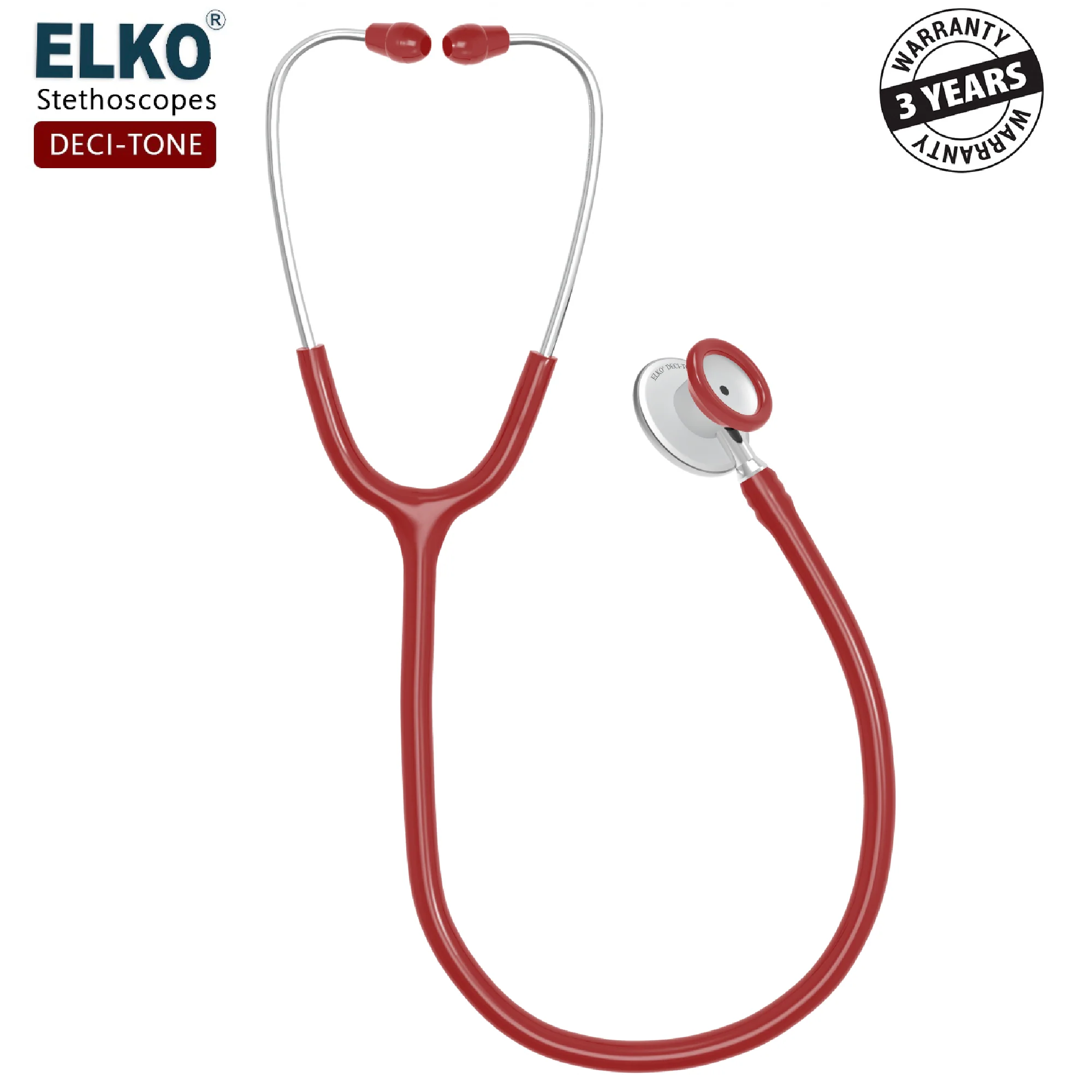ELKO DECI-TONE Aluminium Head Stethoscope - Image 53