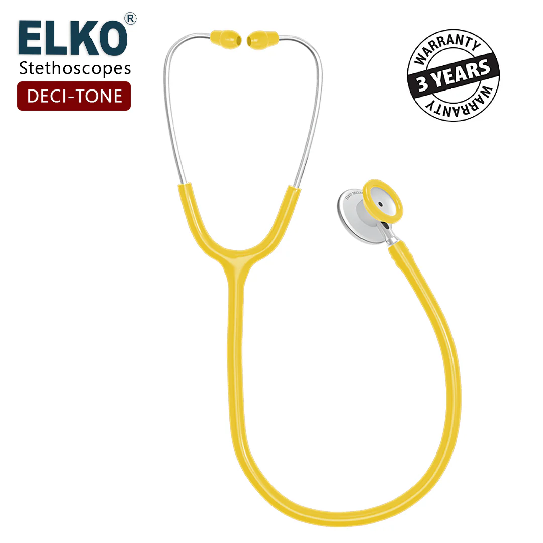 ELKO DECI-TONE Aluminium Head Stethoscope - Image 7