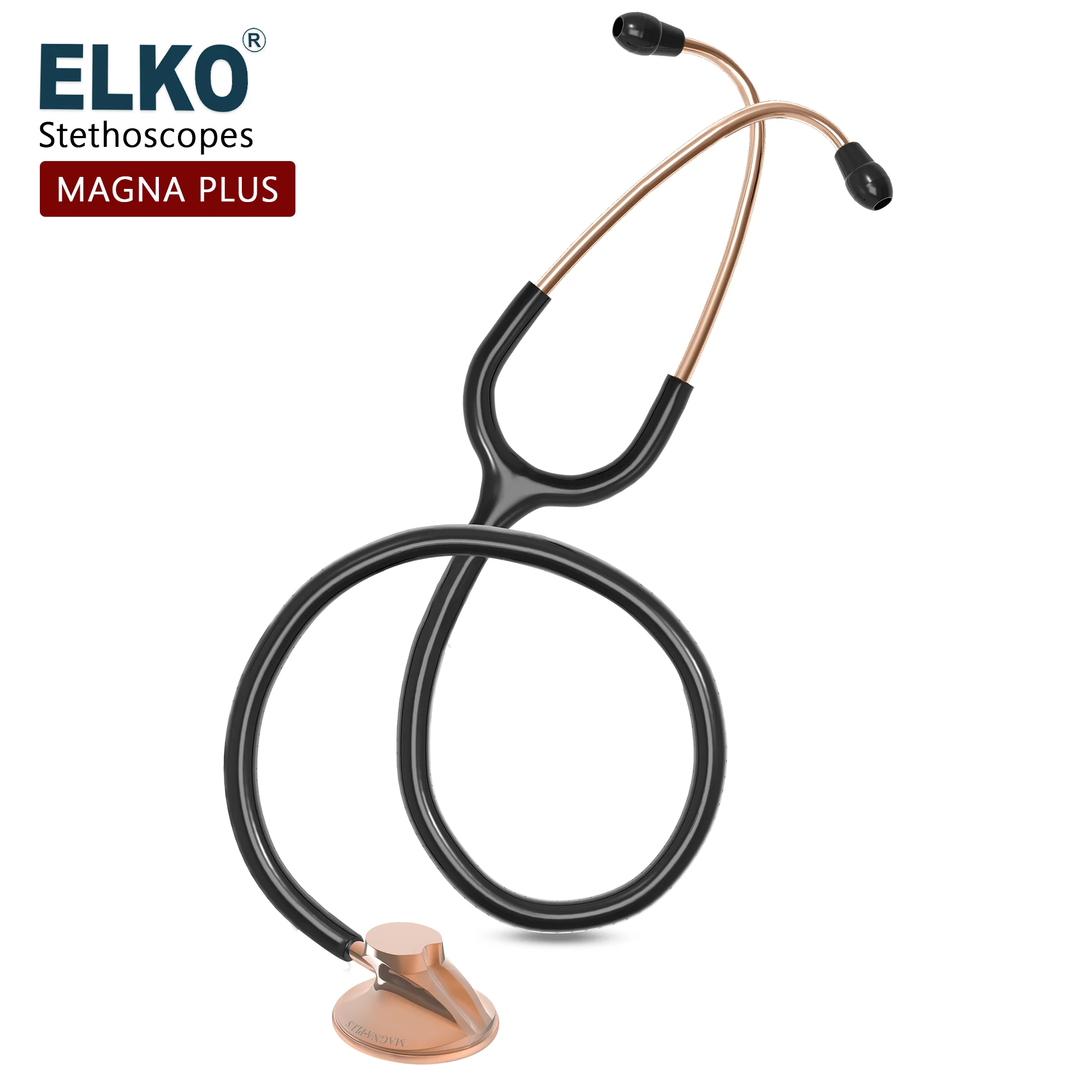 ELKO Magna-Plus Brass Single Head Stethoscope - Image 3