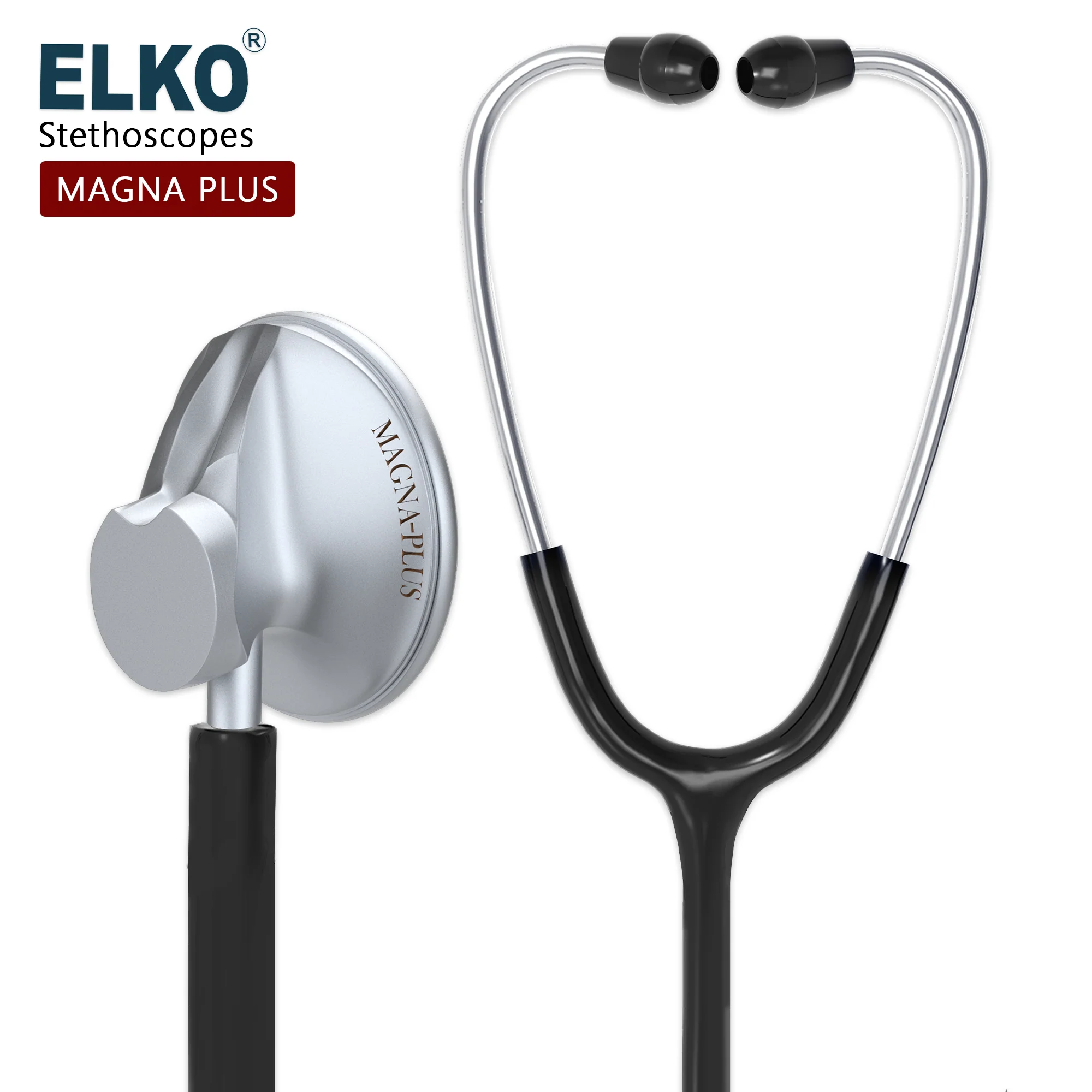 ELKO Magna-Plus Brass Single Head Stethoscope - Image 8
