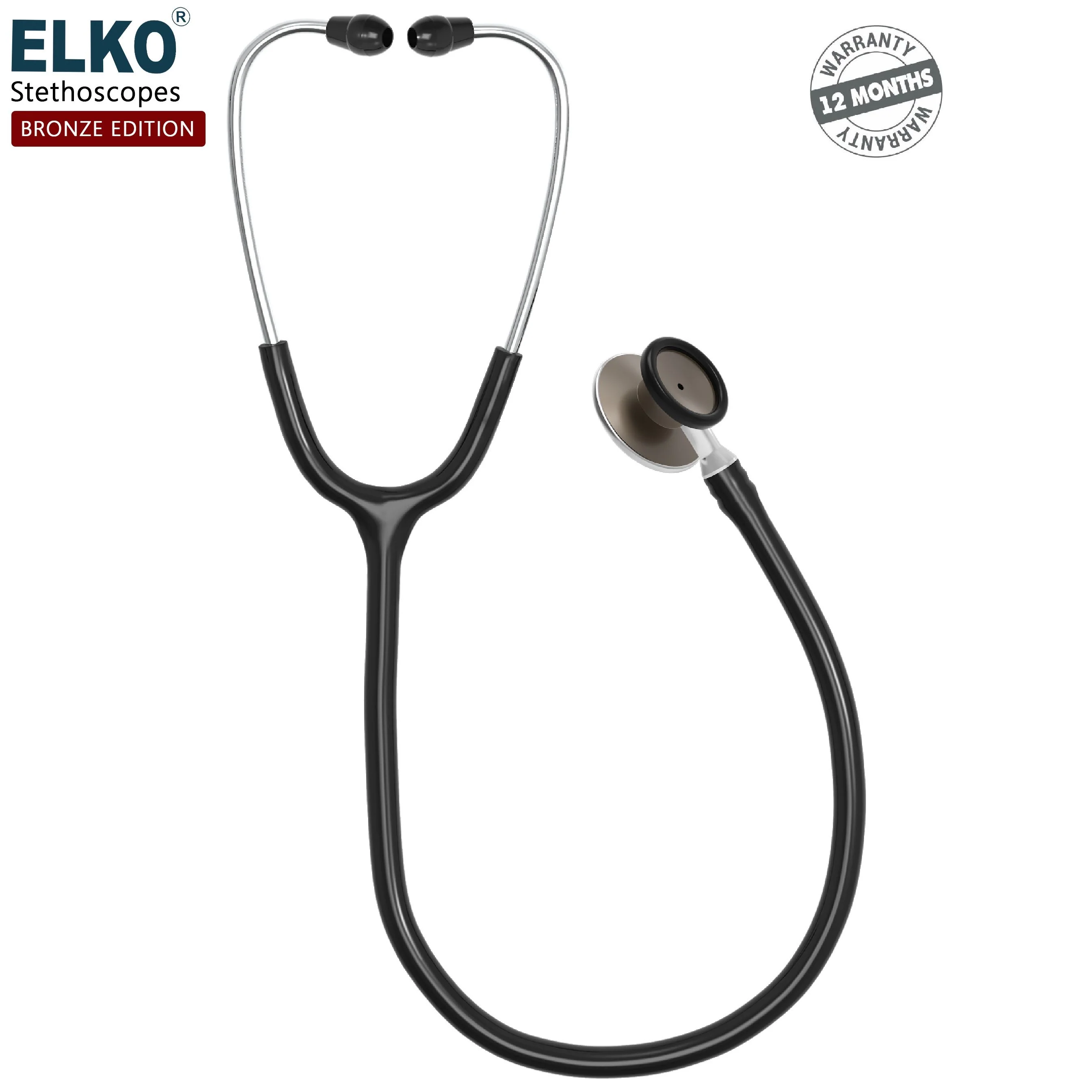 ELKO Aluminium Head Stethoscope-Bronze Edition - Image 4