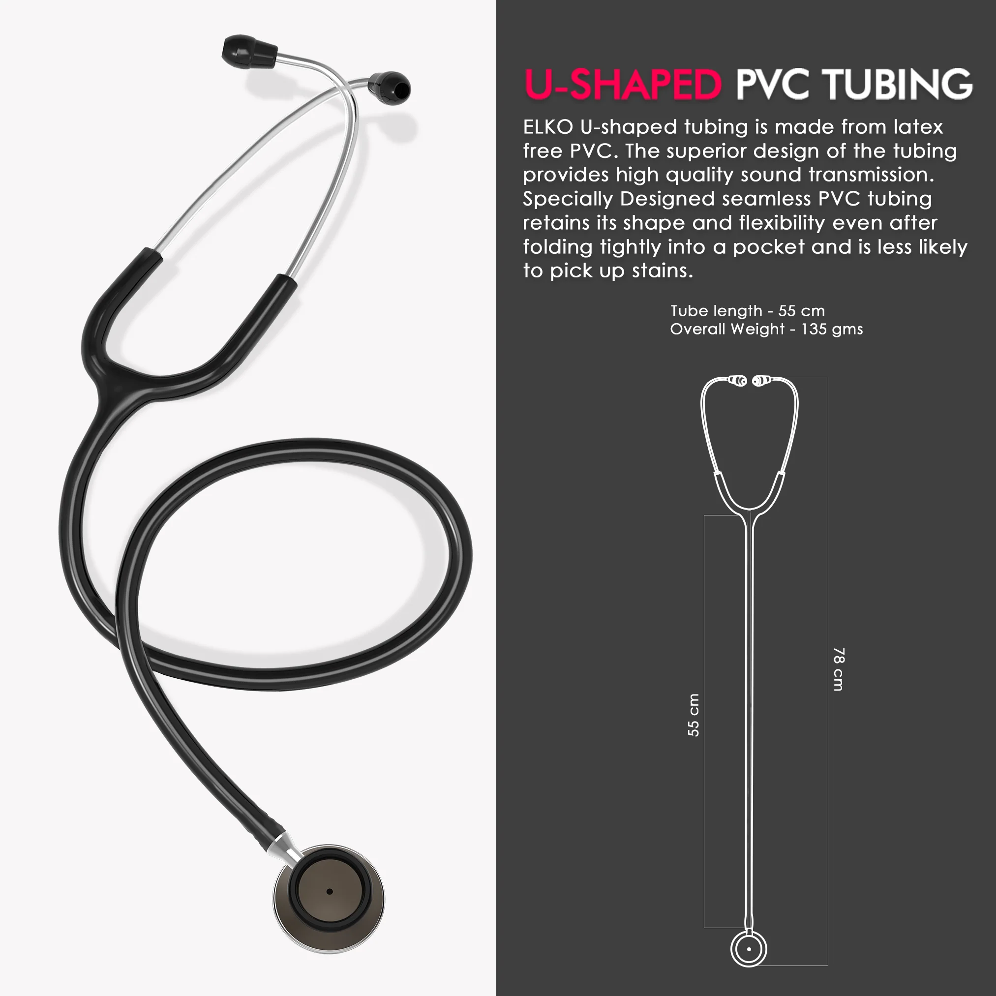 ELKO Aluminium Head Stethoscope-Bronze Edition - Image 6