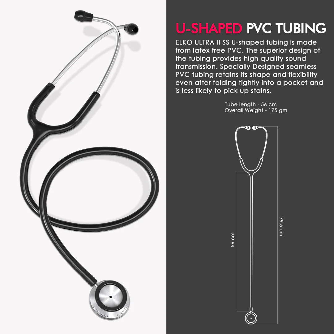 ELKO ULTRA II SS Stainless Steel Stethoscope - Image 14
