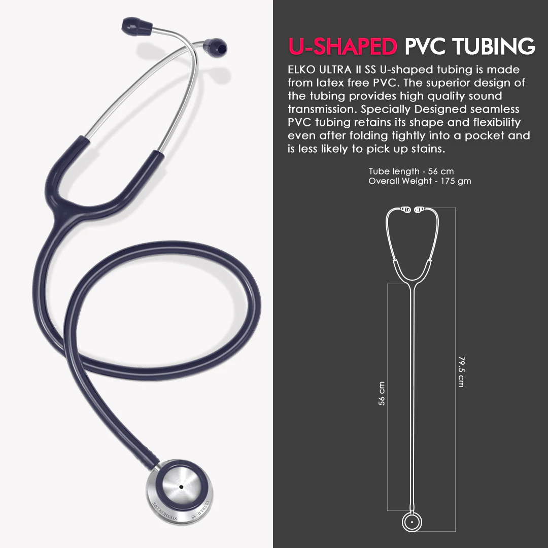 ELKO ULTRA II SS Stainless Steel Stethoscope - Image 22