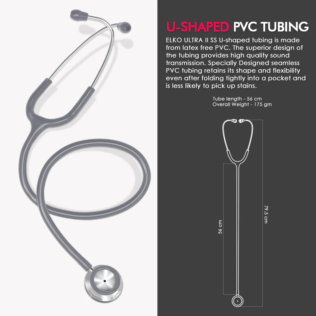 ELKO ULTRA II SS Stainless Steel Stethoscope - Image 39