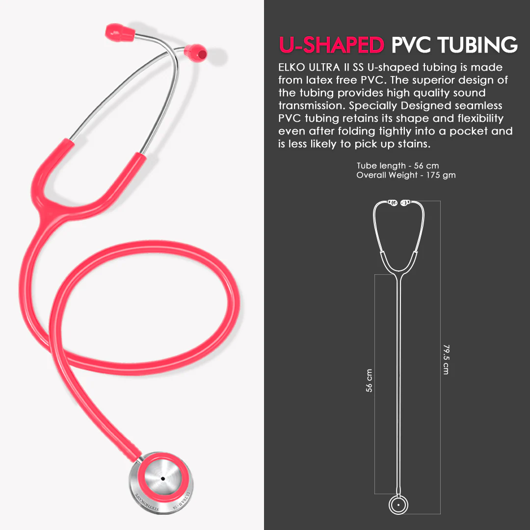 ELKO ULTRA II SS Stainless Steel Stethoscope - Image 48
