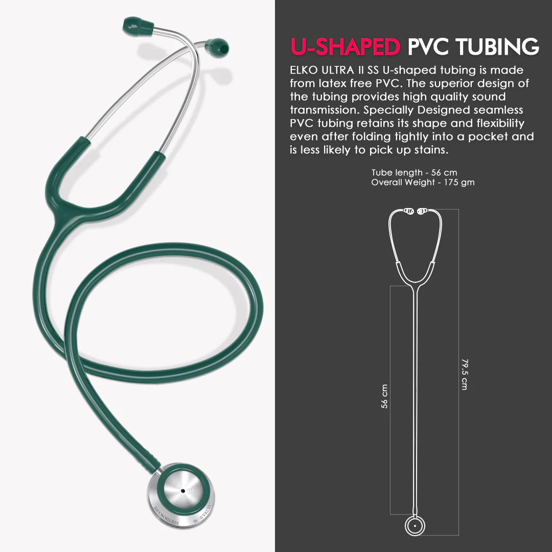 ELKO ULTRA II SS Stainless Steel Stethoscope - Image 6