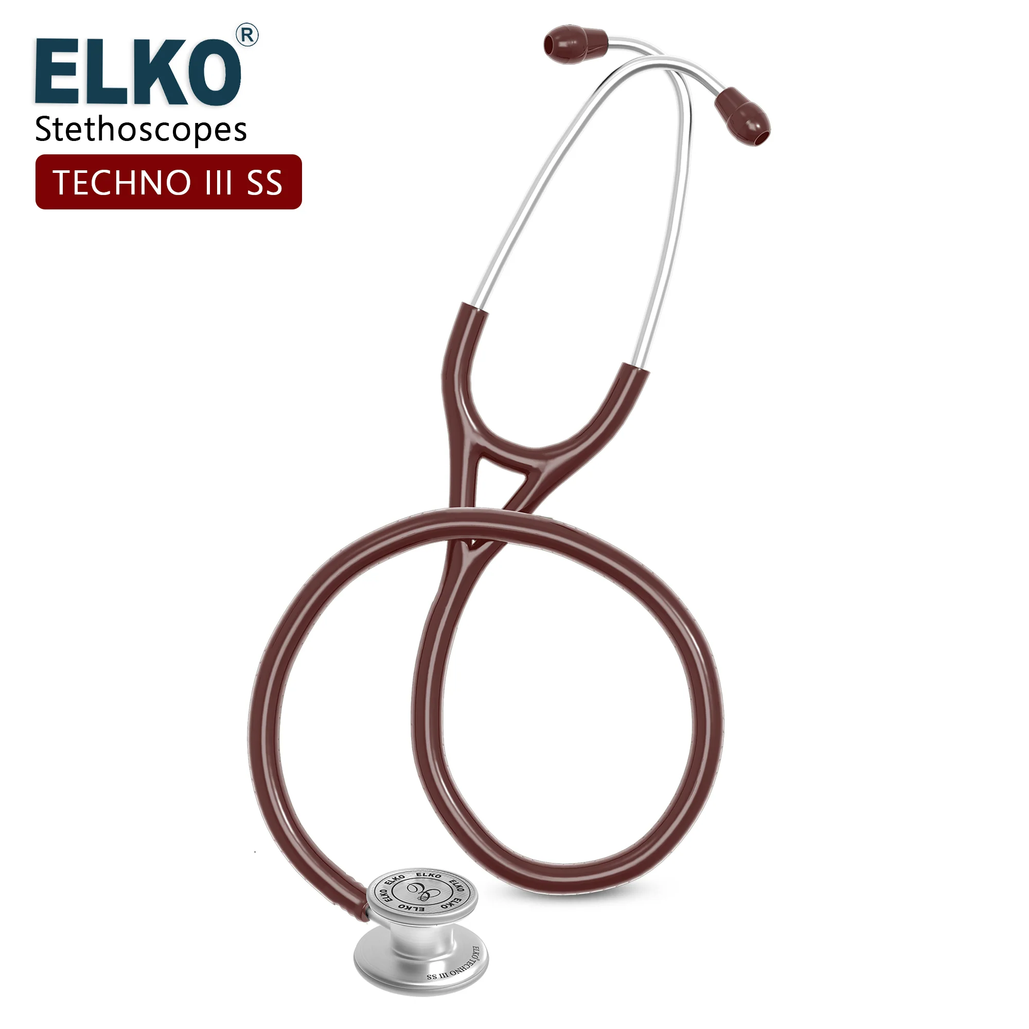 ELKO TECHNO III SS Stainless Steel Stethoscope - Image 15