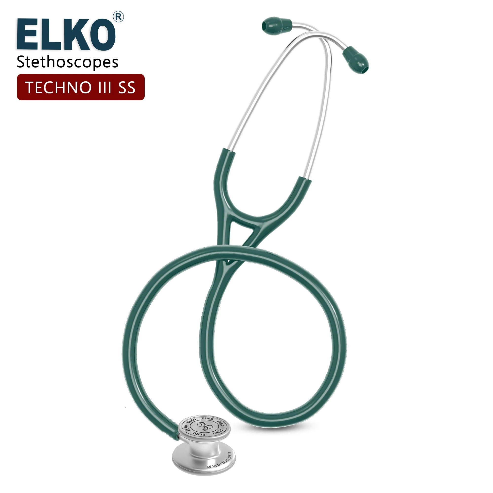 ELKO TECHNO III SS Stainless Steel Stethoscope - Image 21