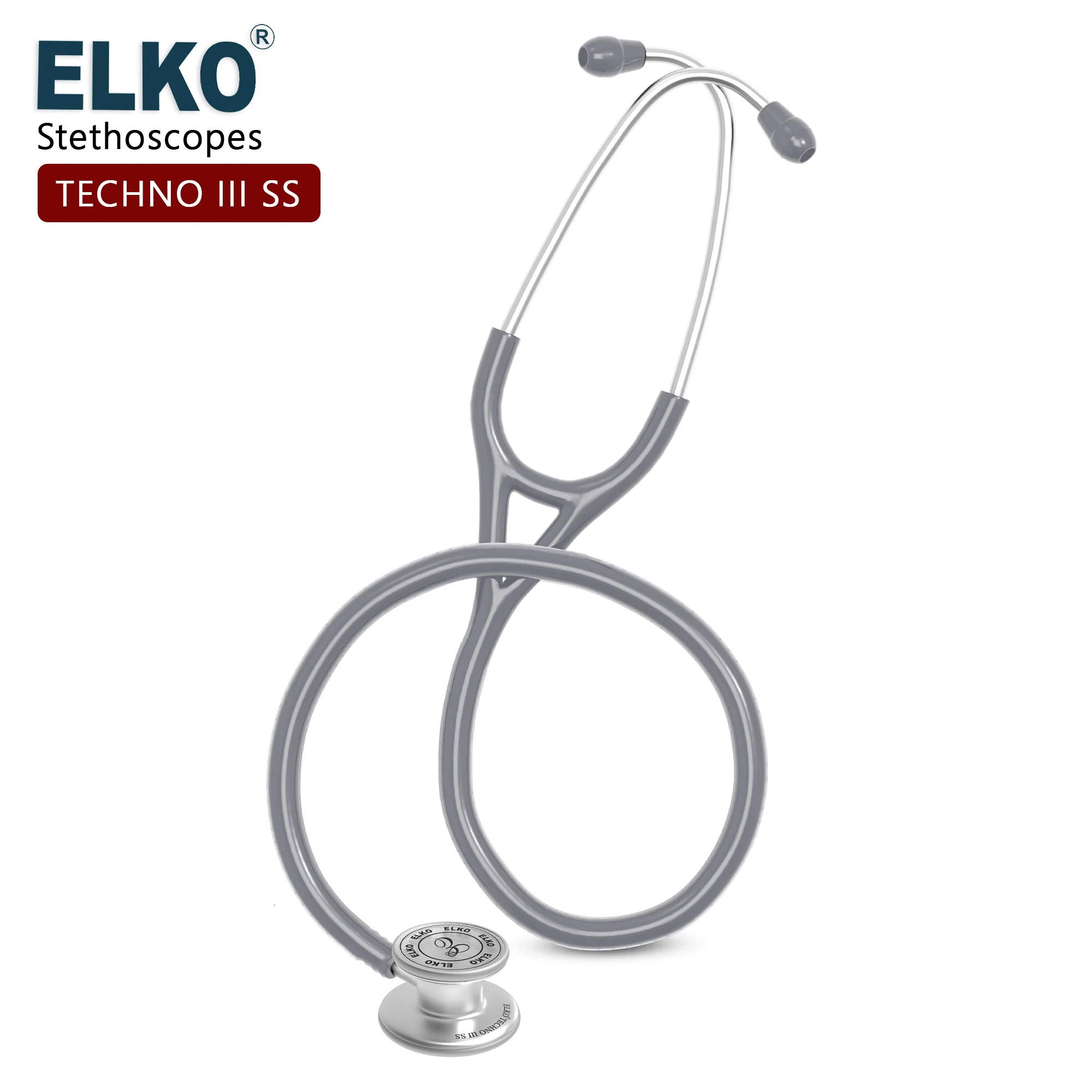 ELKO TECHNO III SS Stainless Steel Stethoscope - Image 27
