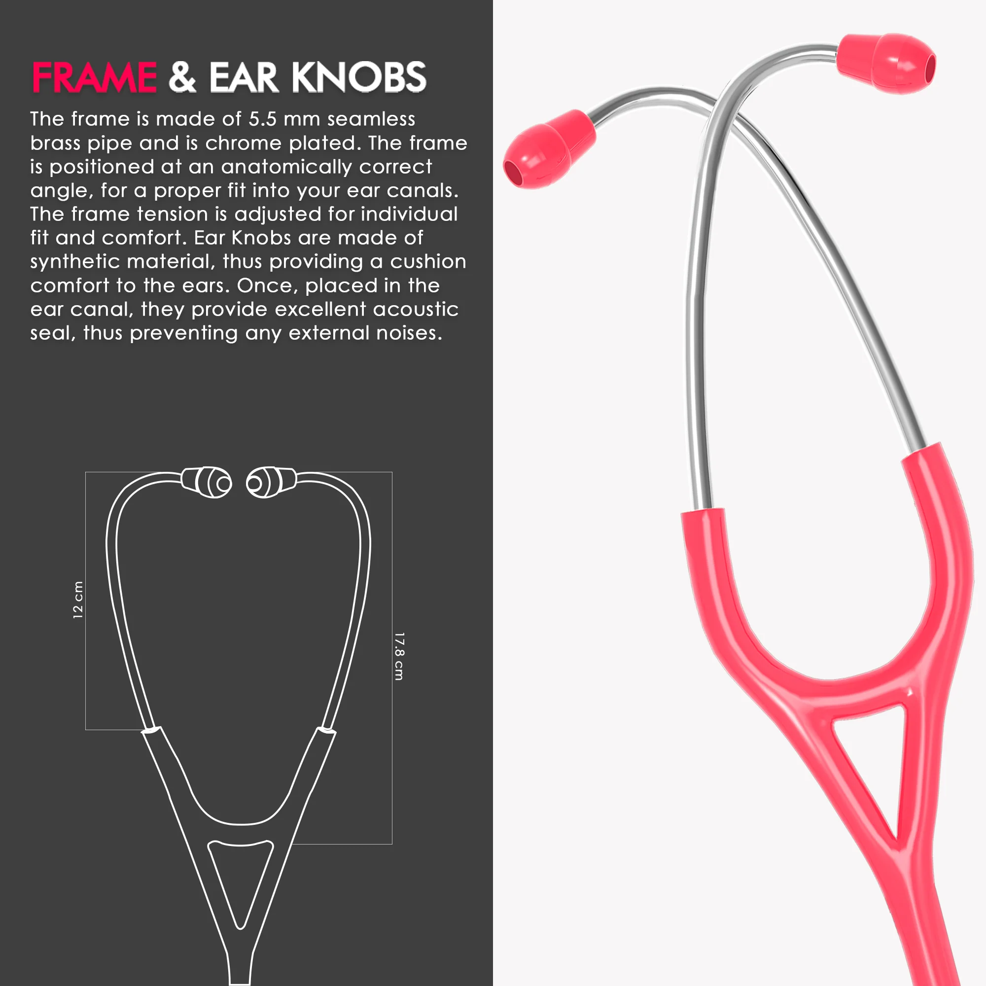 ELKO TECHNO III SS Stainless Steel Stethoscope - Image 34