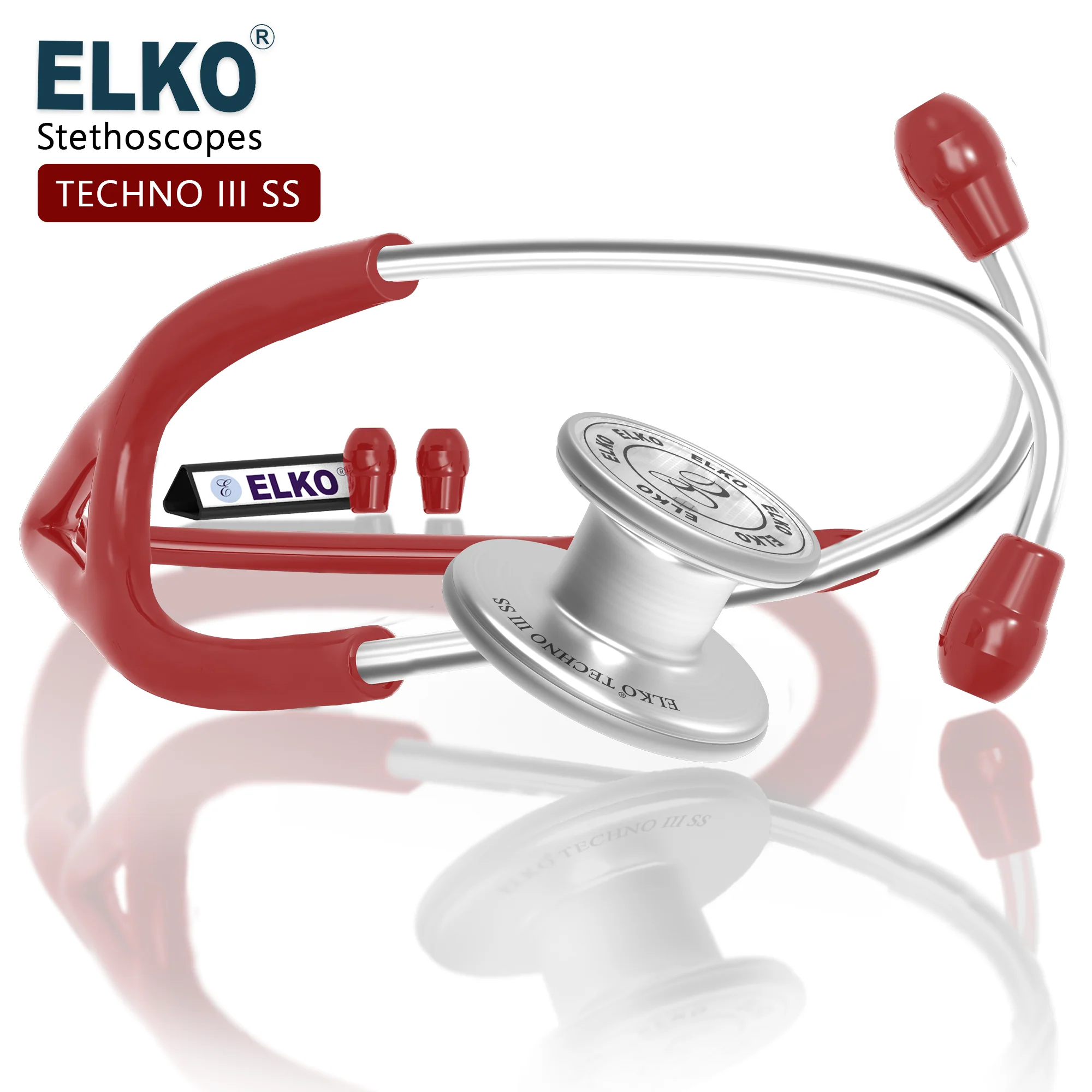 ELKO TECHNO III SS Stainless Steel Stethoscope - Image 38