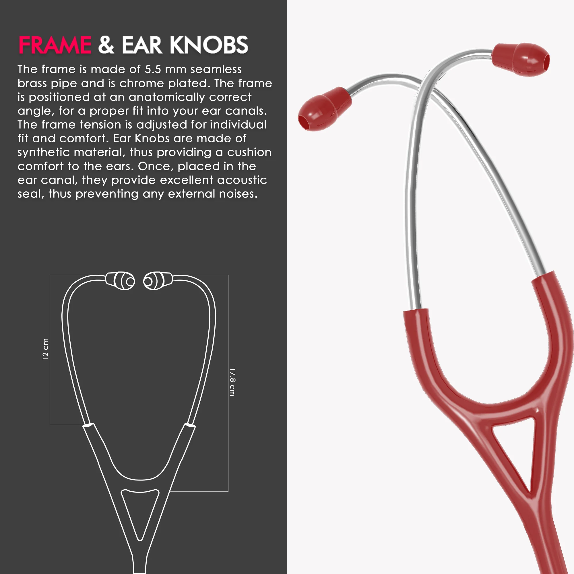 ELKO TECHNO III SS Stainless Steel Stethoscope - Image 40