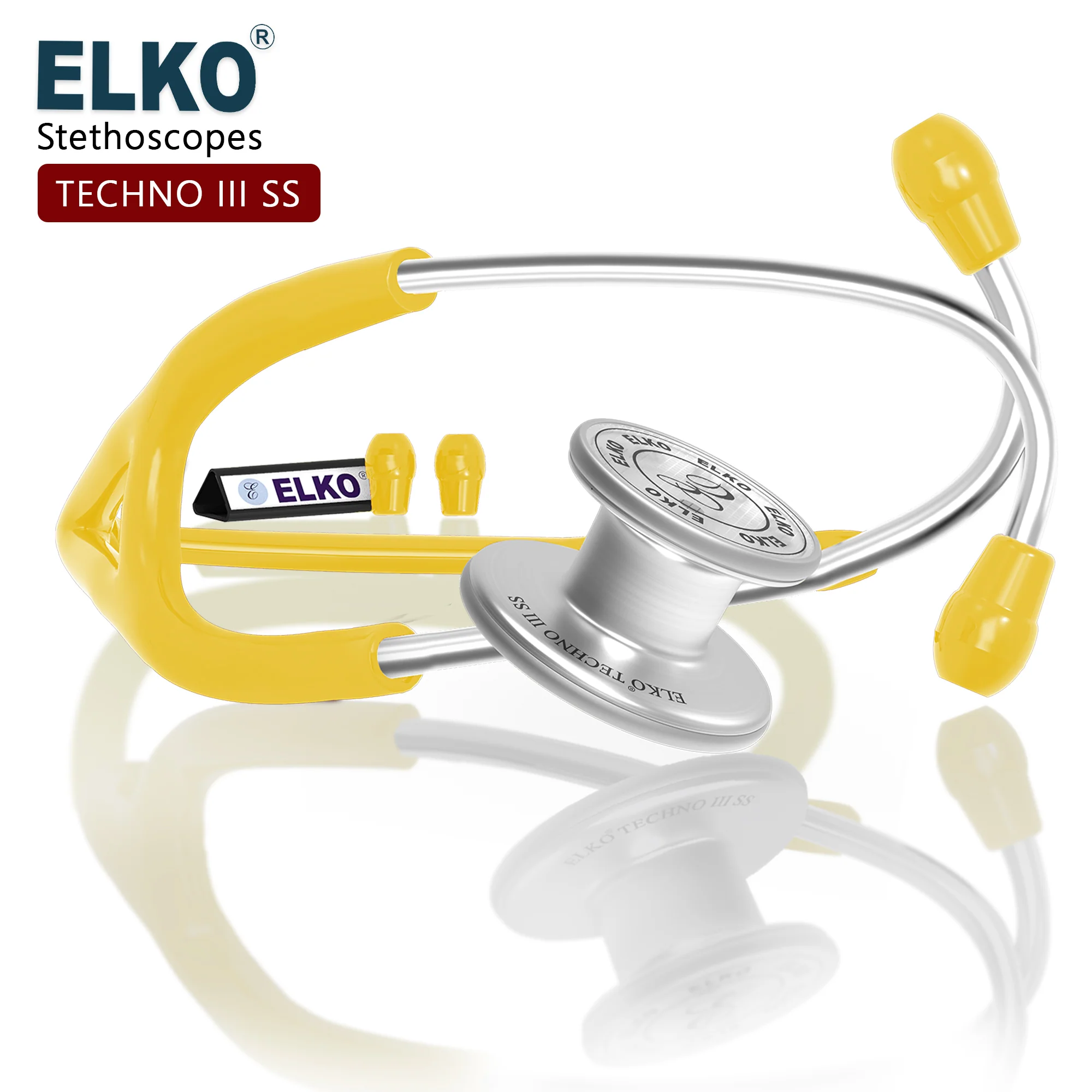 ELKO TECHNO III SS Stainless Steel Stethoscope - Image 44