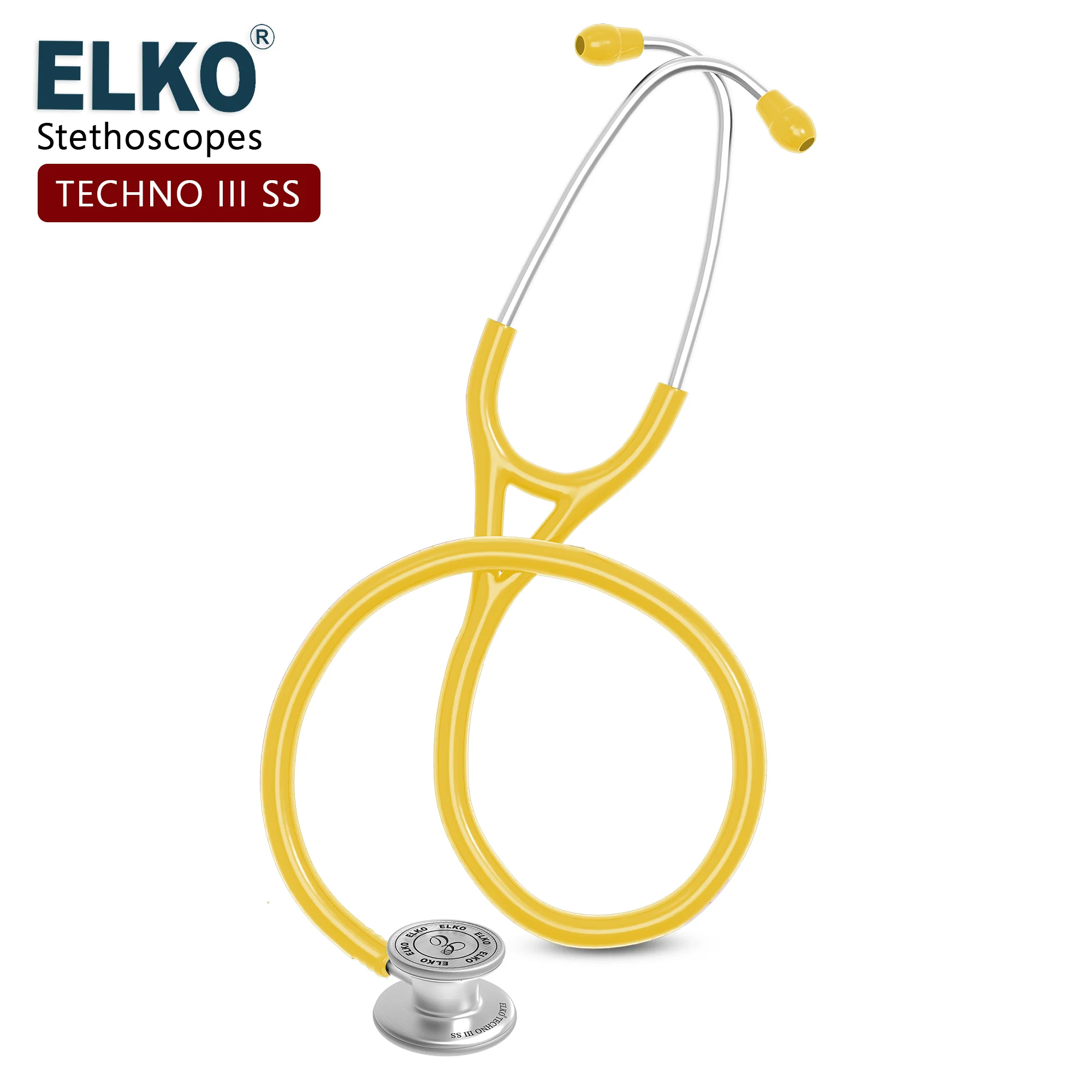 ELKO TECHNO III SS Stainless Steel Stethoscope - Image 45