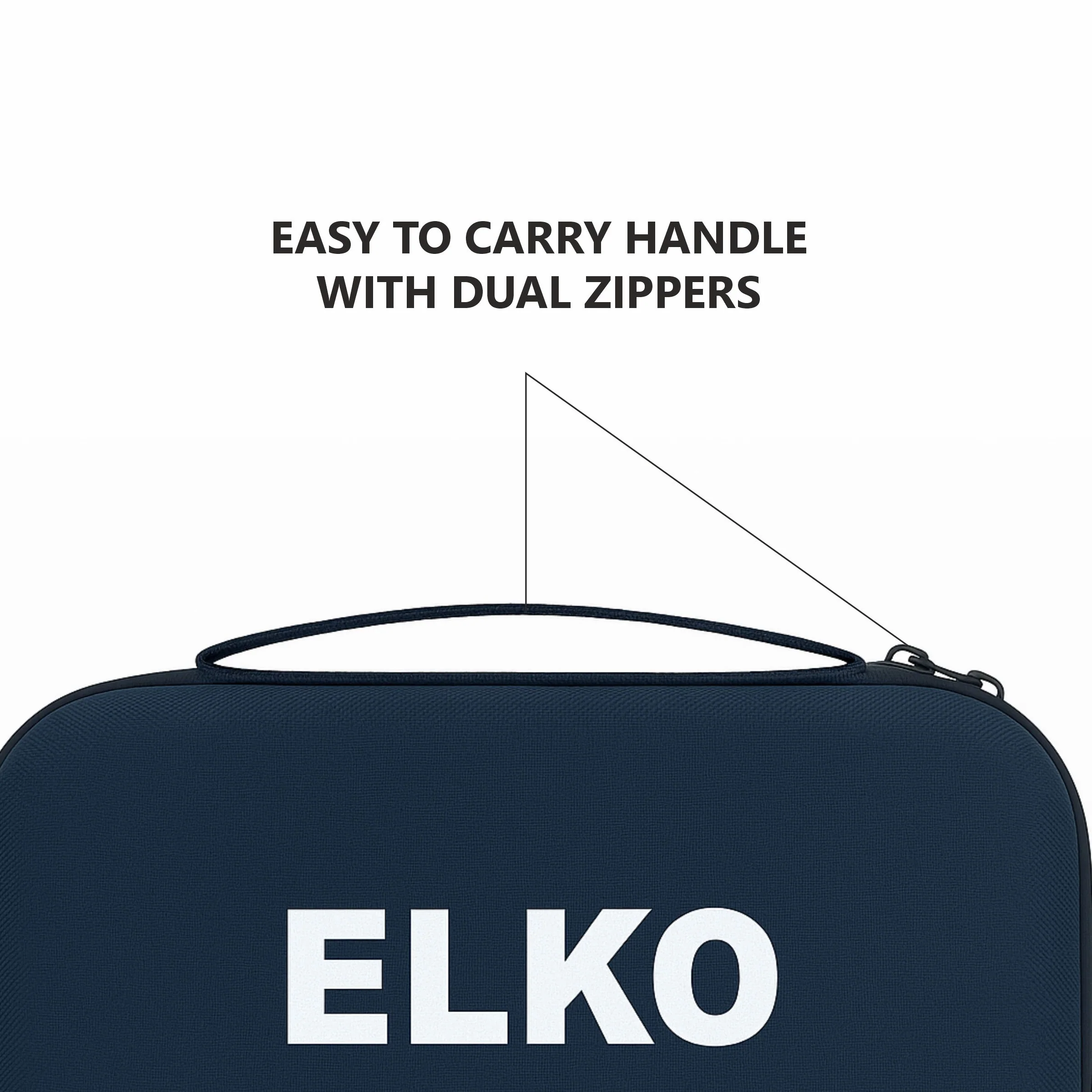ELKO EVA Stethoscope Case with Dual Mesh Pockets and Center Sleeve for Accessories (Stethoscope not Included) - Image 6