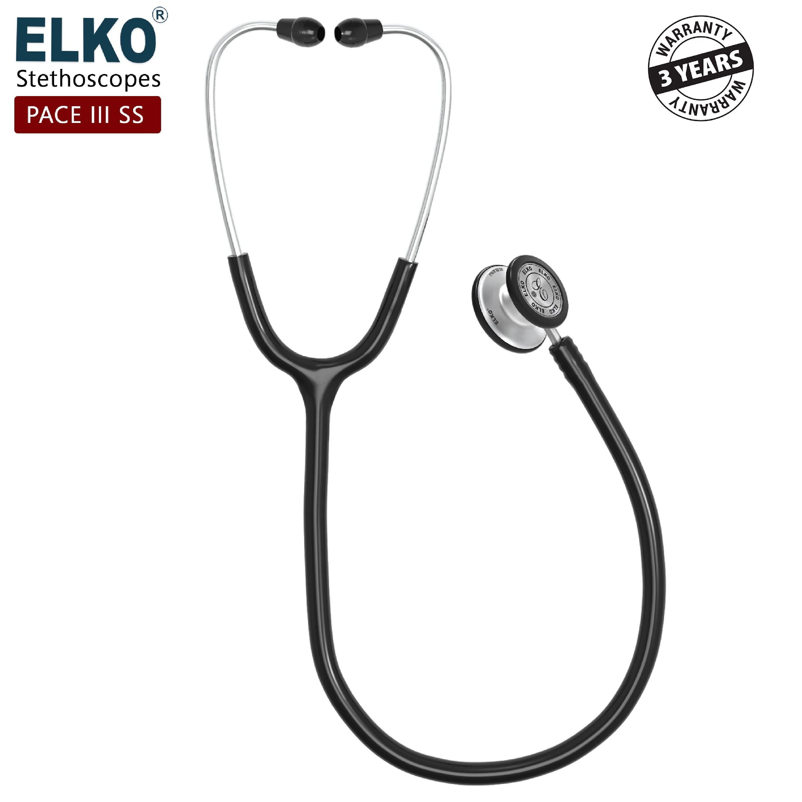 ELKO PACE III SS Stainless Steel Stethoscope - Image 11