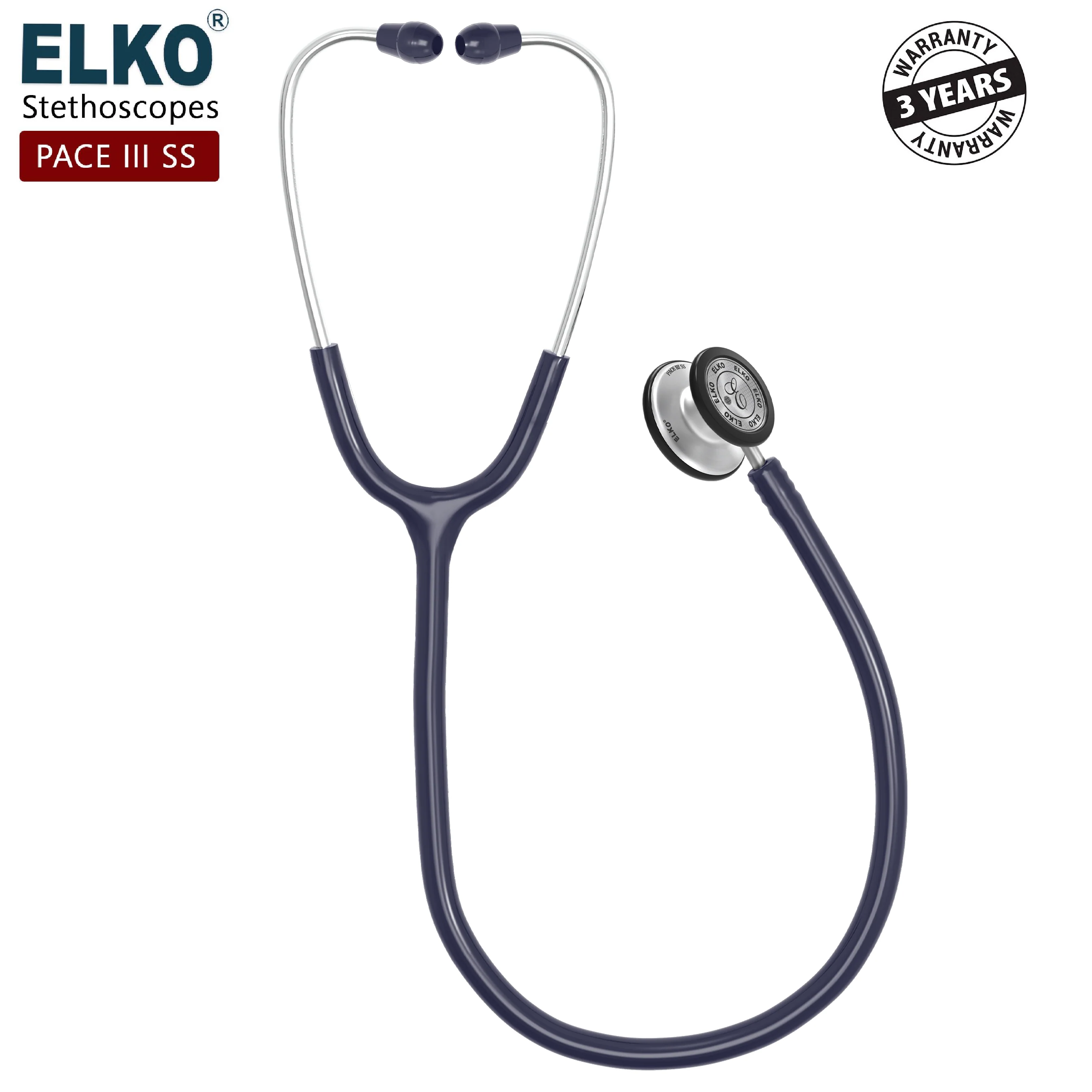 ELKO PACE III SS Stainless Steel Stethoscope - Image 20