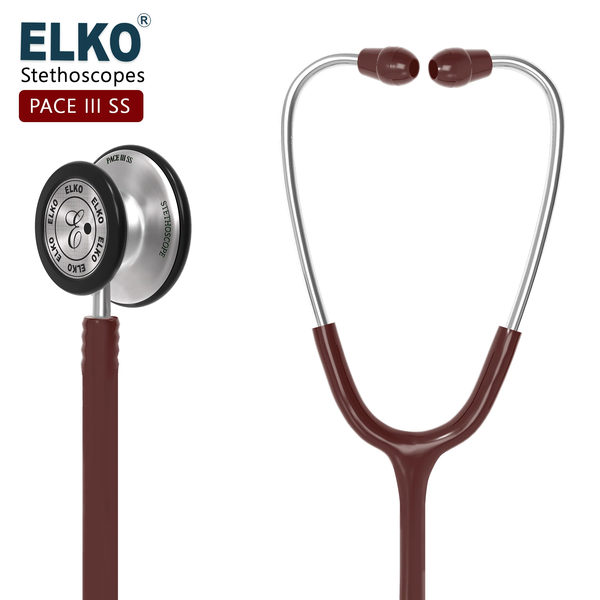 ELKO PACE III SS Stainless Steel Stethoscope - Image 24