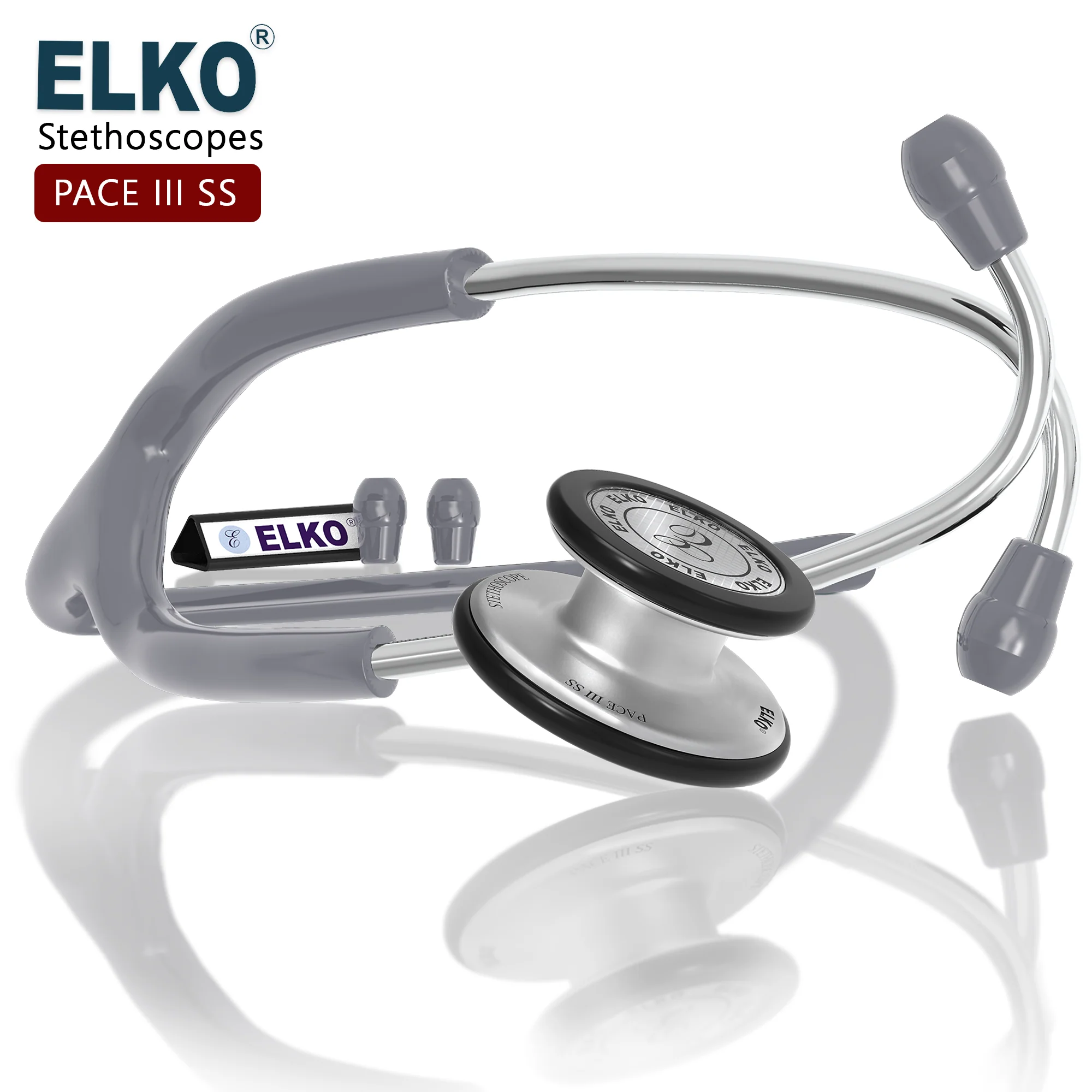 ELKO PACE III SS Stainless Steel Stethoscope - Image 29