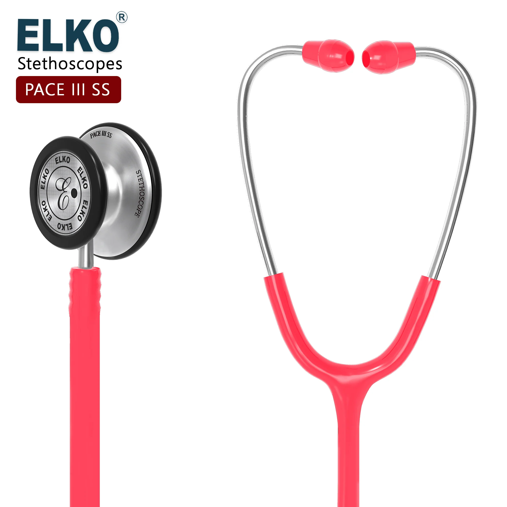 ELKO PACE III SS Stainless Steel Stethoscope - Image 37