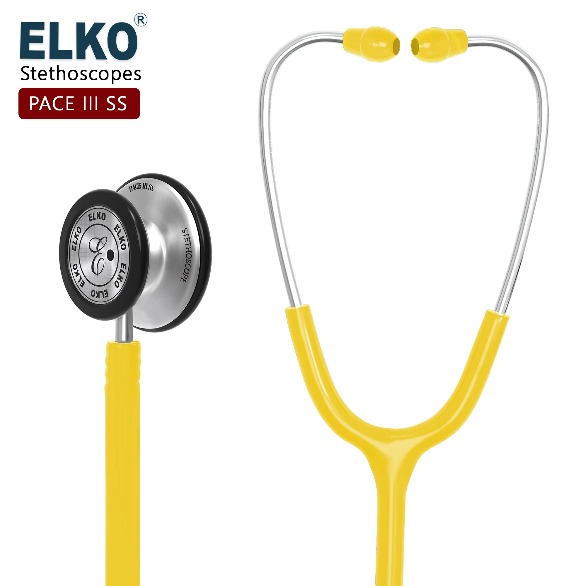 ELKO PACE III SS Stainless Steel Stethoscope - Image 50