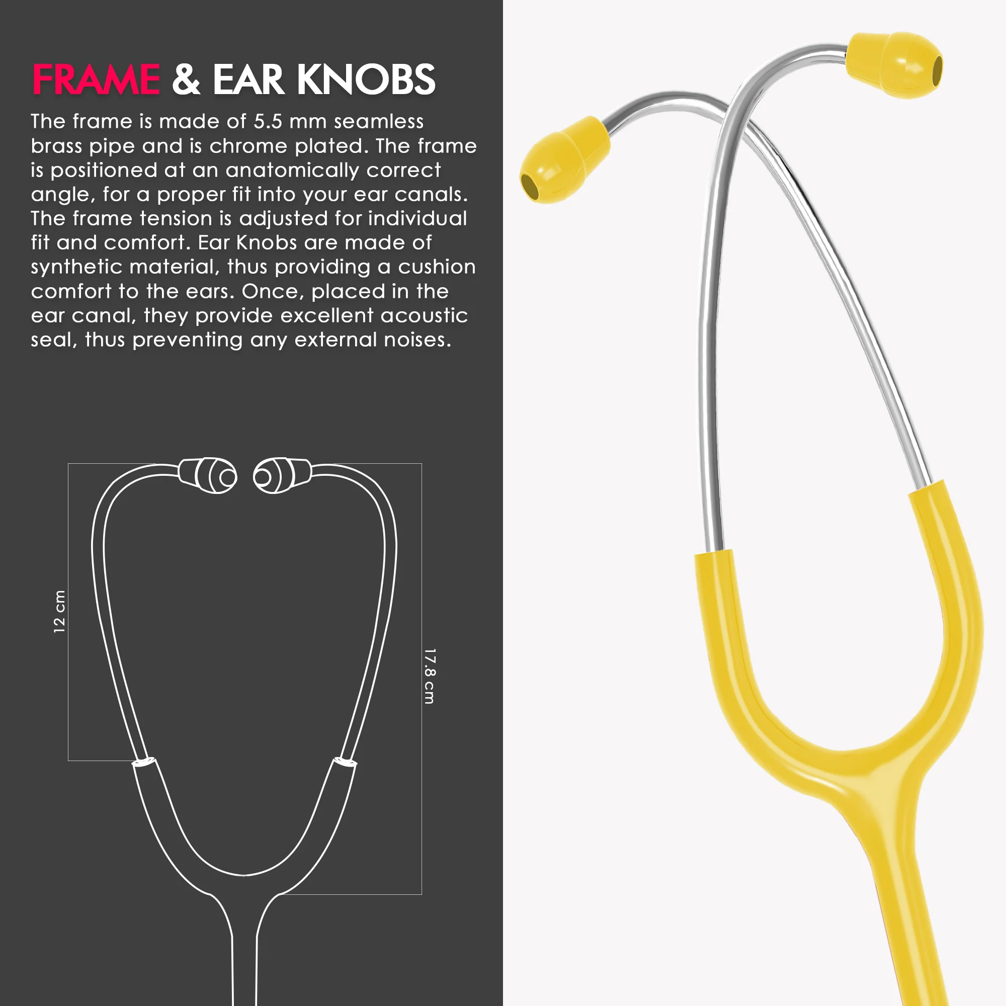 ELKO PACE III SS Stainless Steel Stethoscope - Image 52