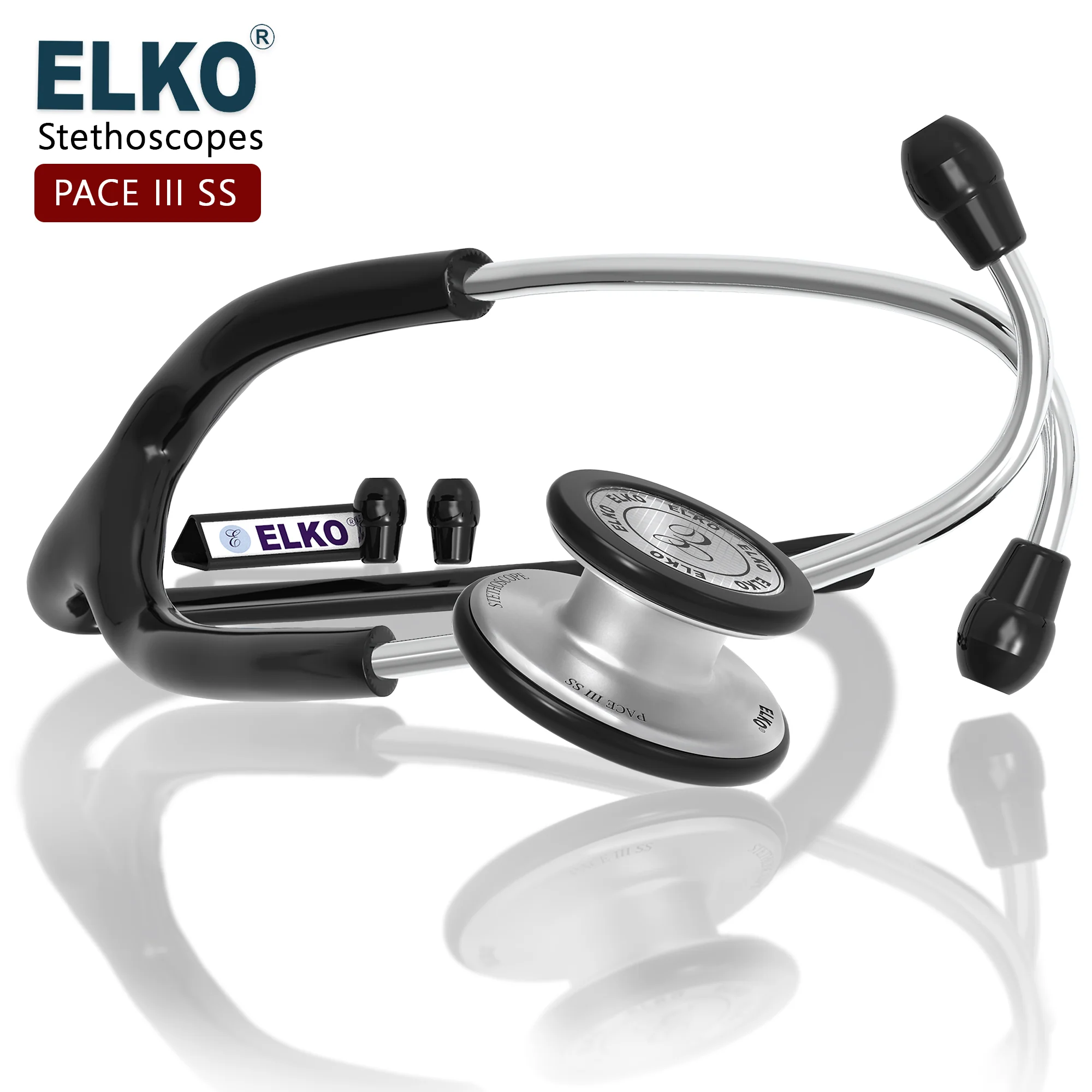 ELKO PACE III SS Stainless Steel Stethoscope - Image 8